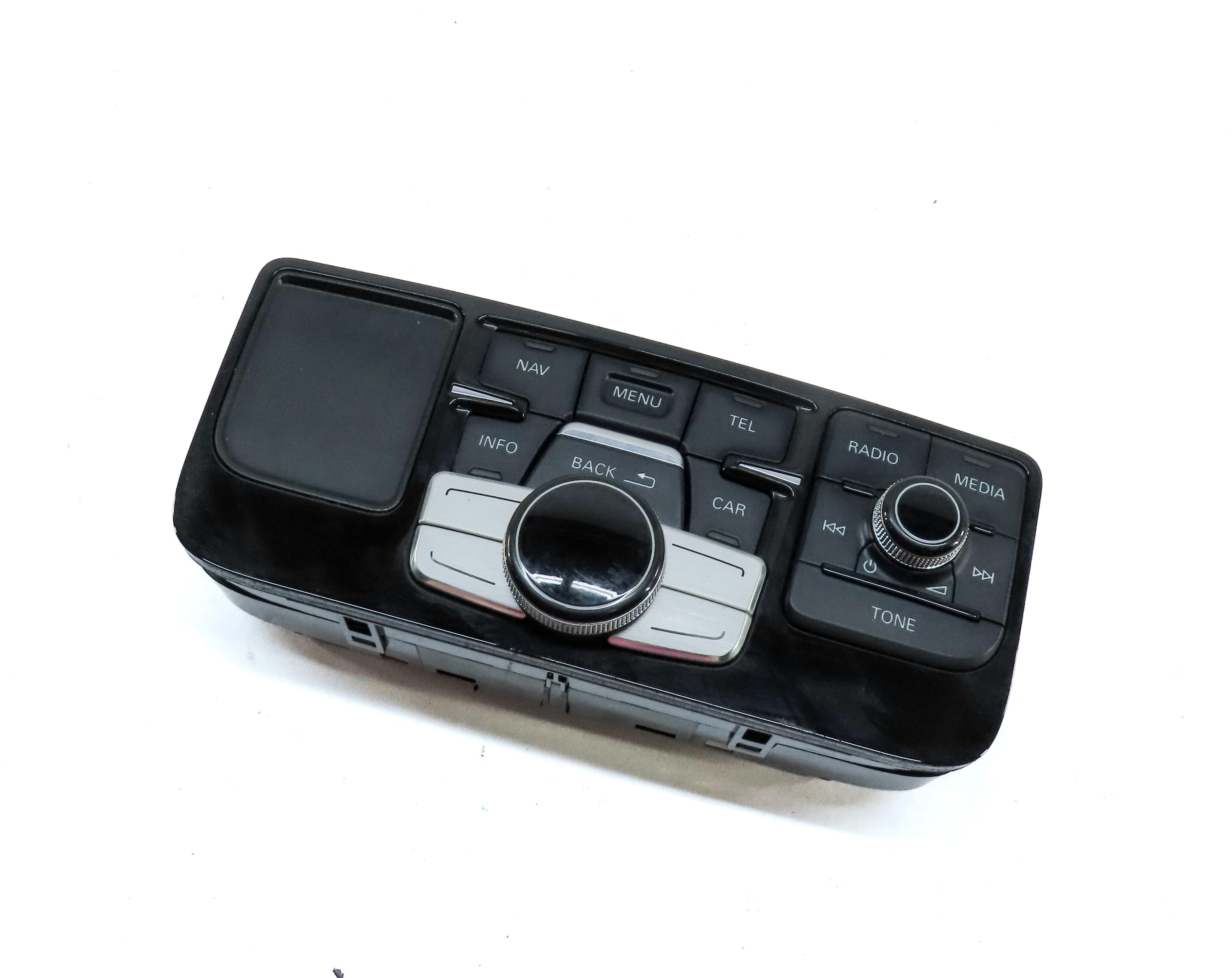 11-18 AUDI A8 S8 (D4 4H) CENTER CONSOLE MMI NAVIGATION CONTROL SWITCH (OPT 8DY) — exact item pictured