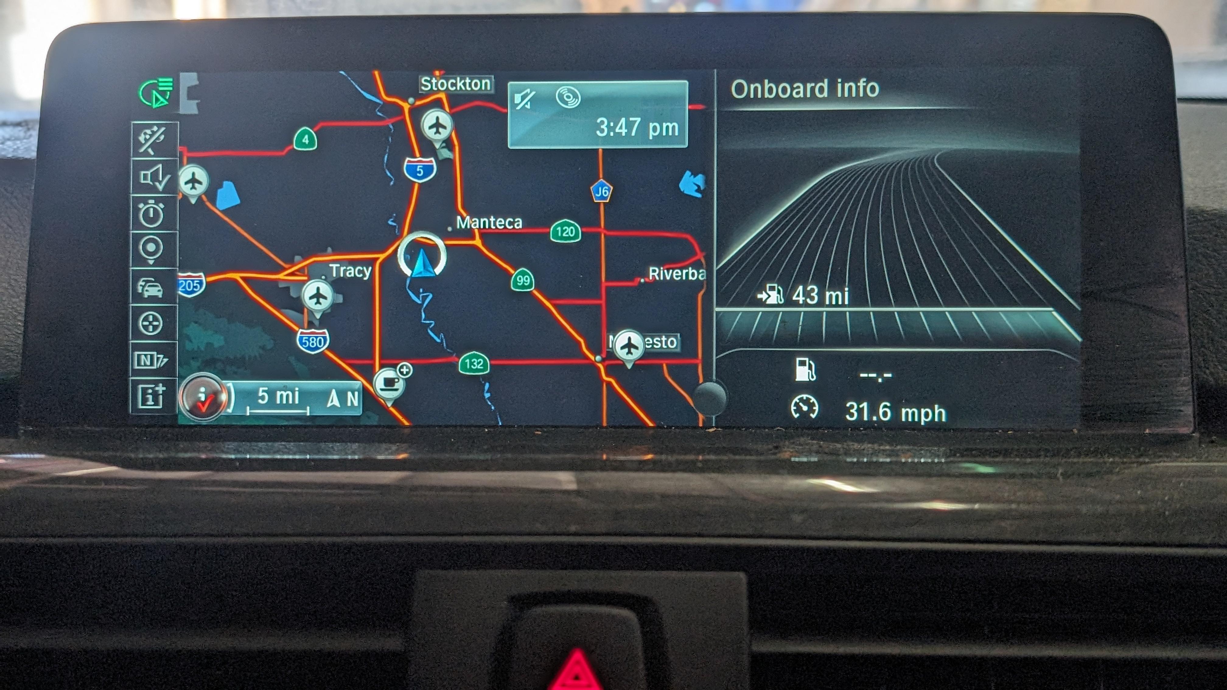 16-17 BMW 3 4 M3 M4 (F30 F32) FRONT INFORMATION NAVIGATION DISPLAY SCREEN (8.8") — exact item pictured