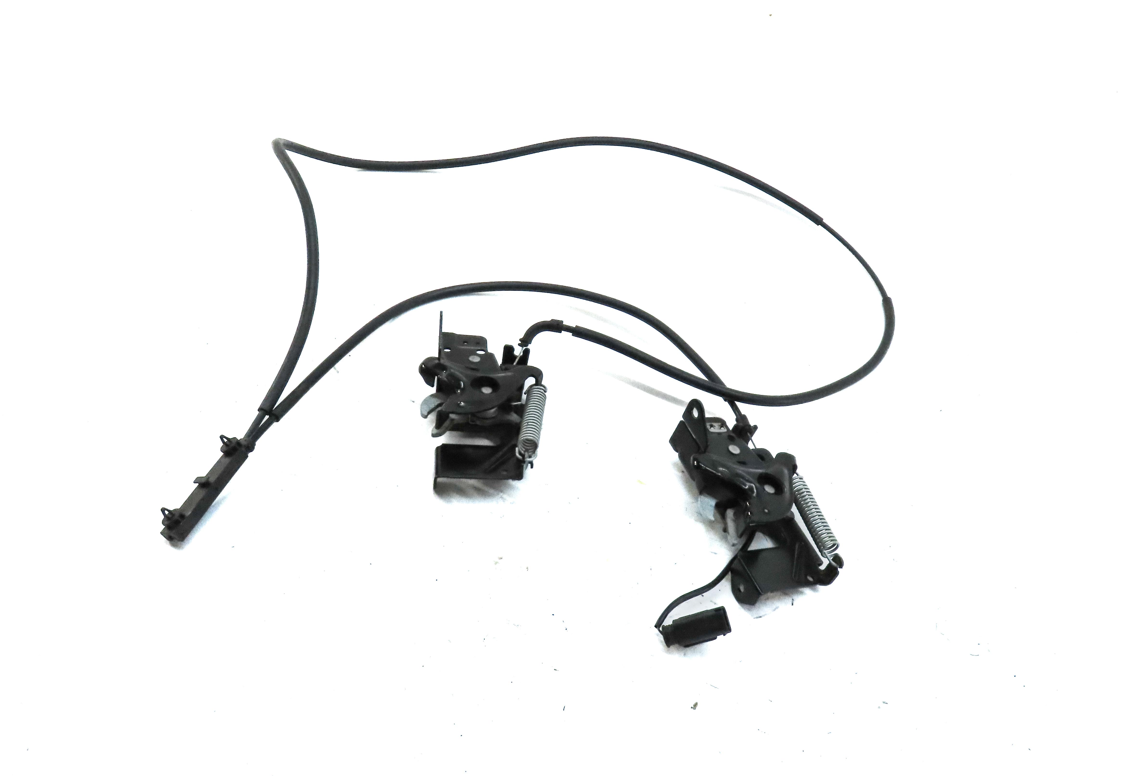 2016 BMW 428i GRAN COUPE (F36) FRONT HOOD LEFT & RIGHT LOCK LATCH SET 2 w/ CABLE — exact item pictured