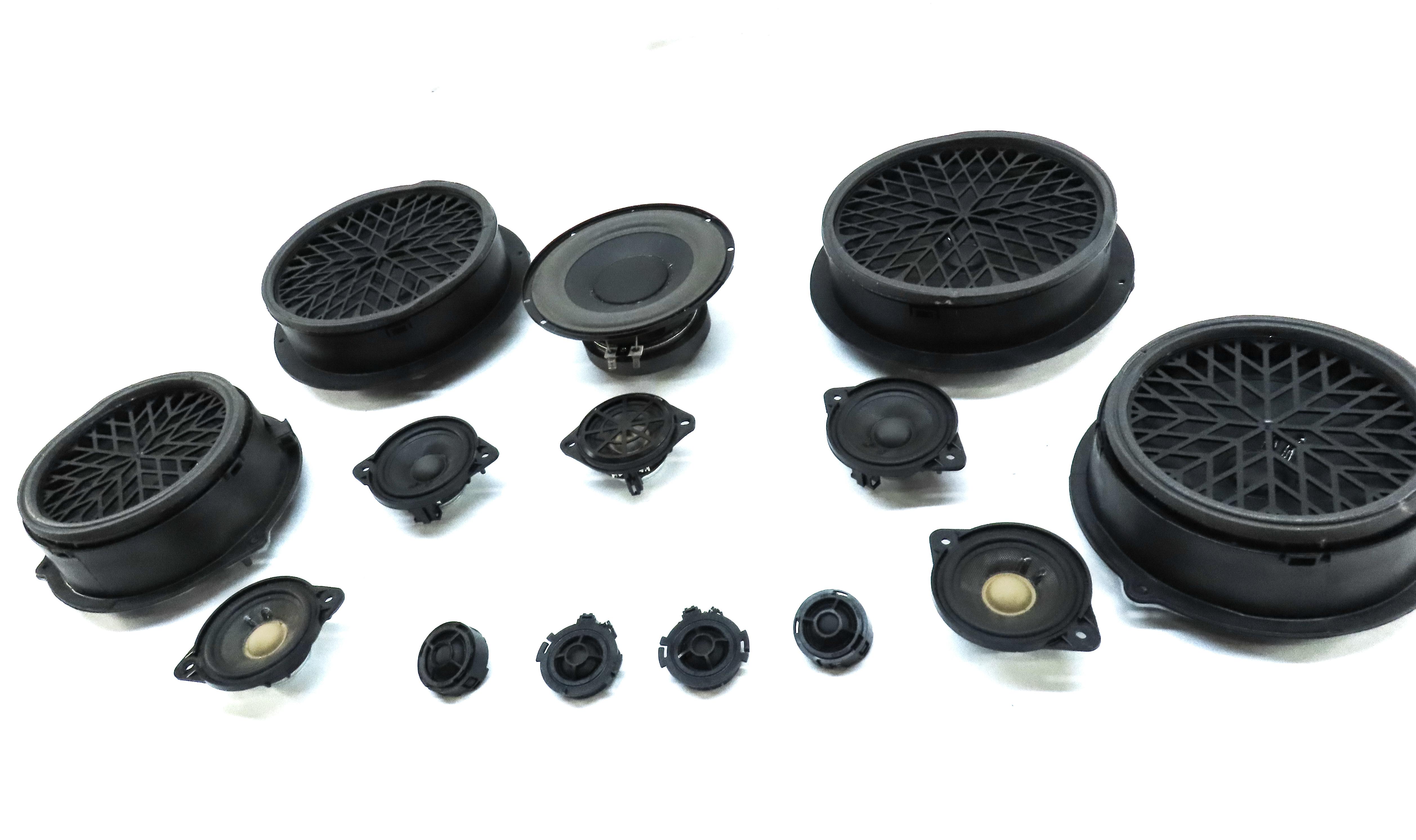 2014 AUDI Q5 (B8 8R) FRONT REAR LEFT RIGHT BANG & OLUFSEN SPEAKER SET 14 — exact item pictured