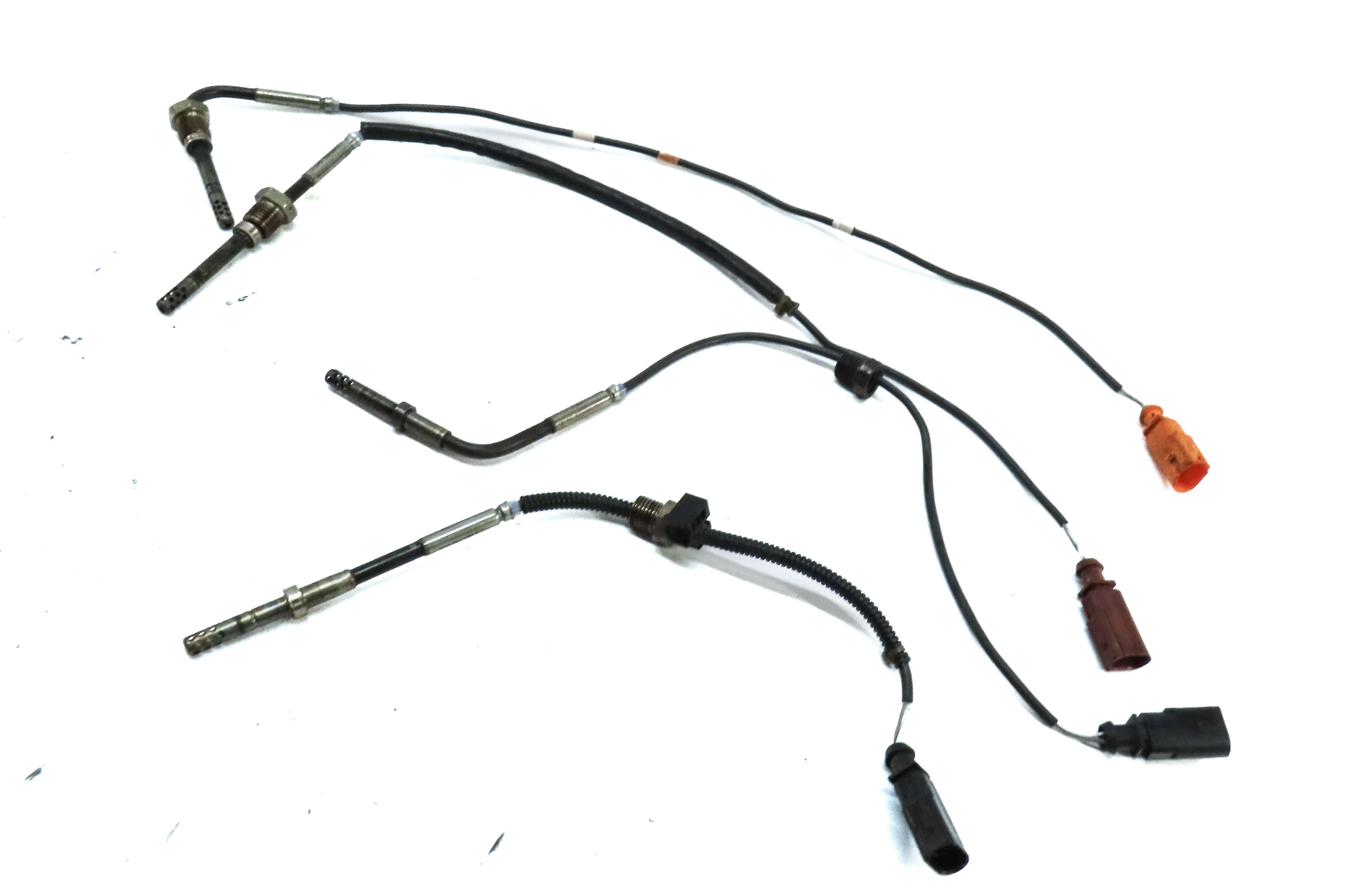 2014 AUDI Q5 B8 8R 3.0L TURBO DIESEL ENGINE CPNB EXHAUST TEMPERATURE SENSOR SET4 — exact item pictured