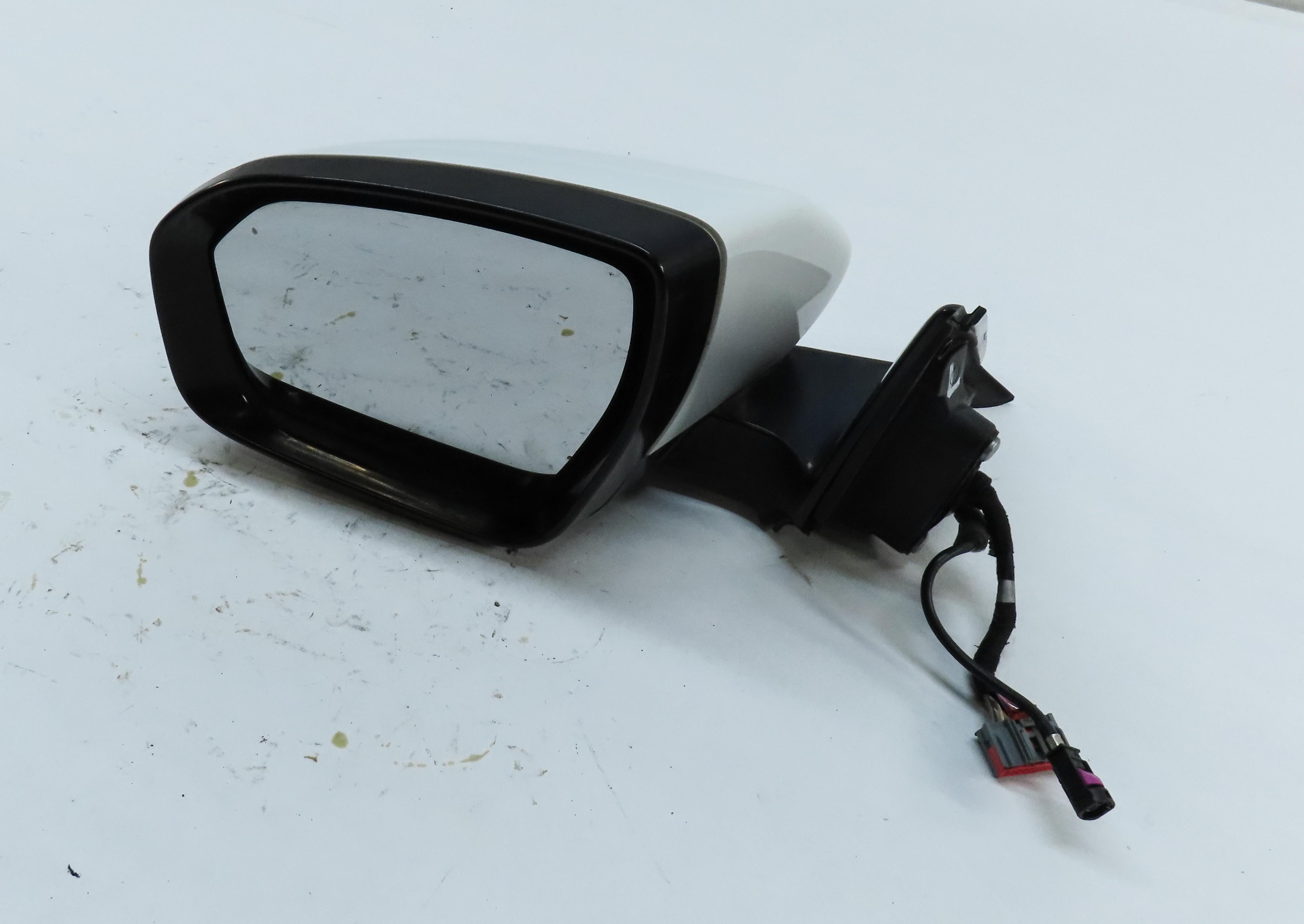 12-13 RANGE ROVER EVOQUE LEFT DOOR MIRROR P-FOLD HEATED MEMORY CAMERA (WHITE) — exact item pictured