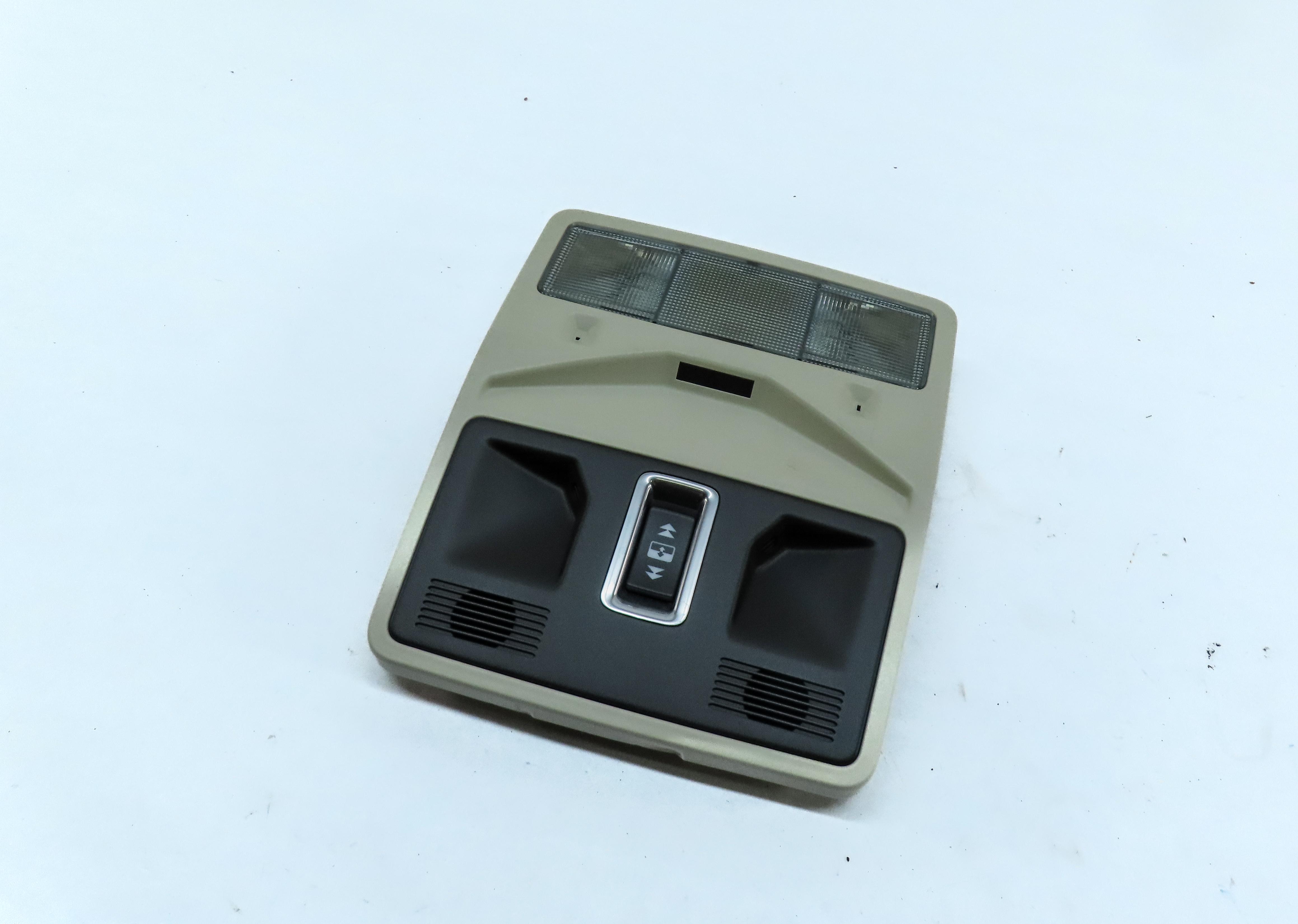 2013 LAND RANGE ROVER EVOQUE (L538) FRONT ROOF DOME LIGHT w/ SWITCHES (IVORY) — exact item pictured