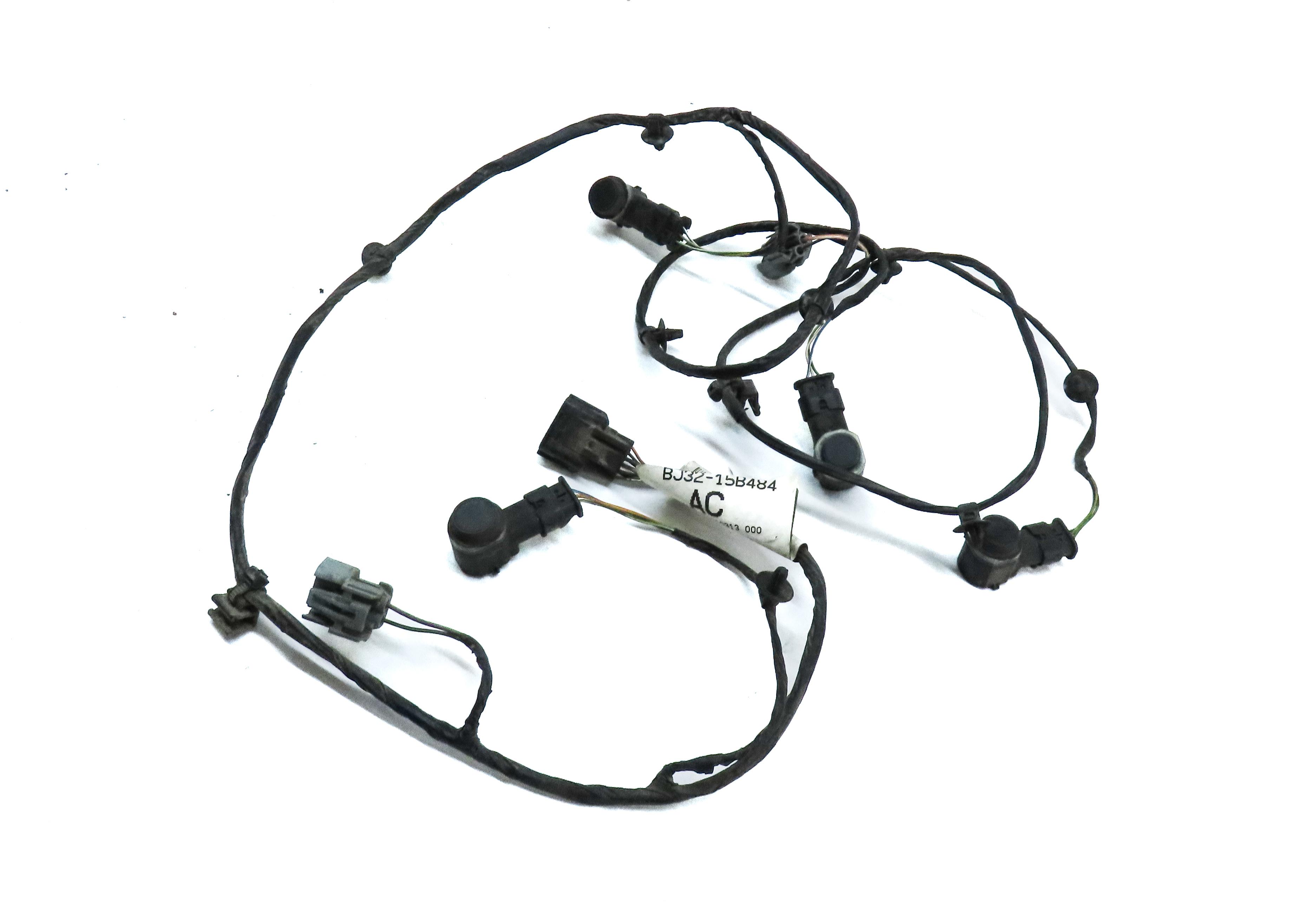 2013 RANGE ROVER EVOQUE L538 REAR PARK ASSIST PDC SENSOR SET4 (BLACK) w/ HARNESS — exact item pictured