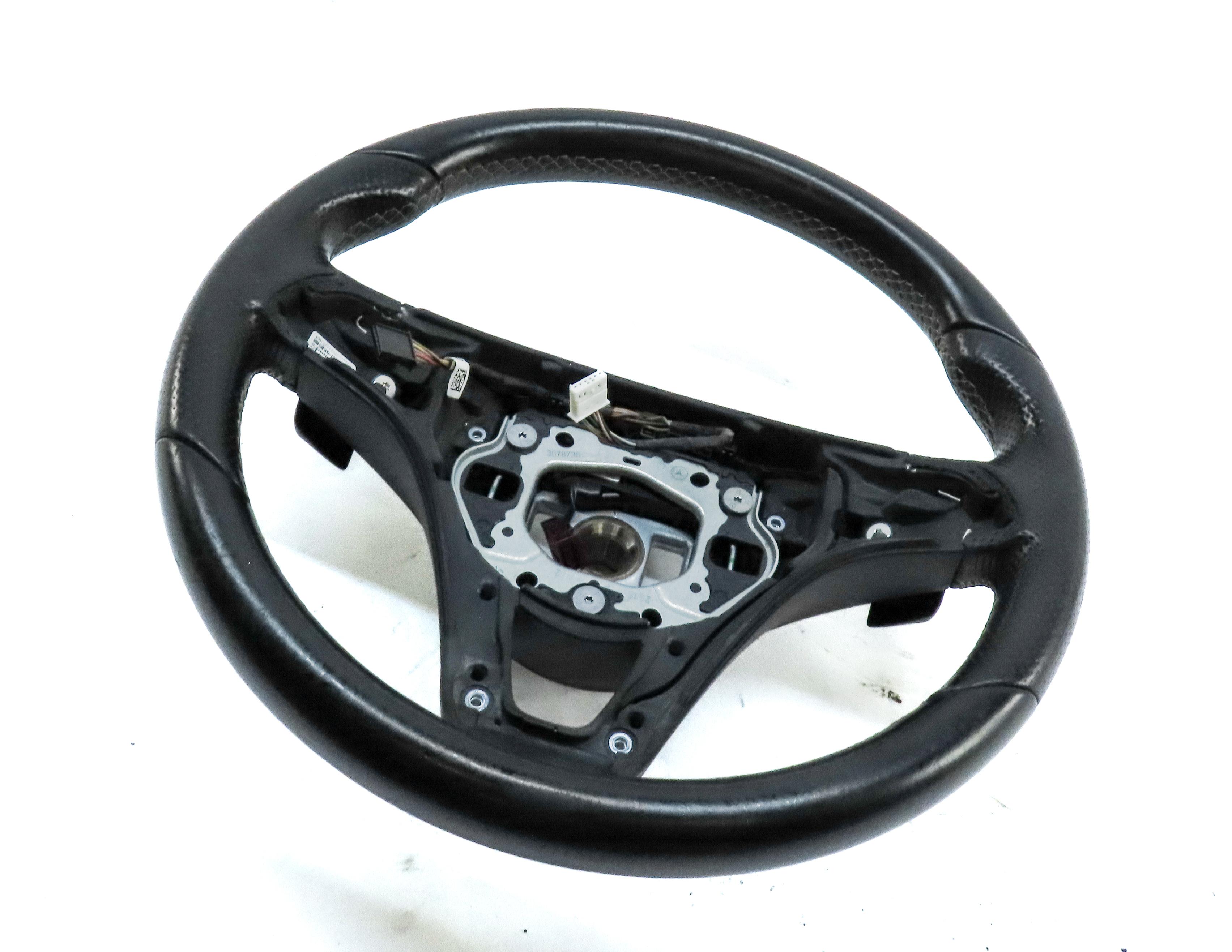 2013-2019 MERCEDES C250 C300 C350 CLA250 (C117 W204) 3-SPOKE STEERING WHEEL — exact item pictured