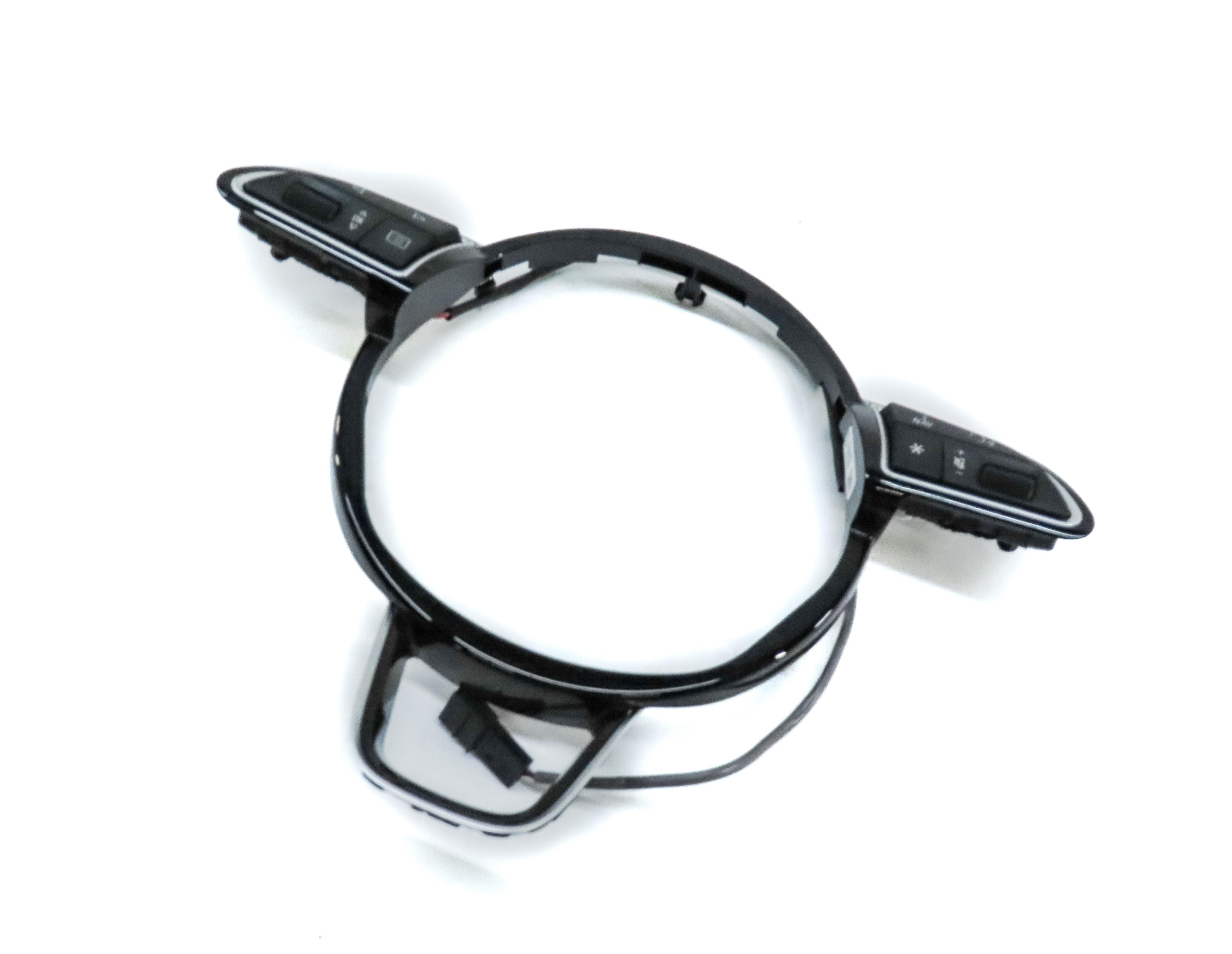 2015 AUDI Q3 (8U) STEERING WHEEL TRIM w/ MULTIFUNCTIONAL RADIO SWITCH BUTTONS — exact item pictured