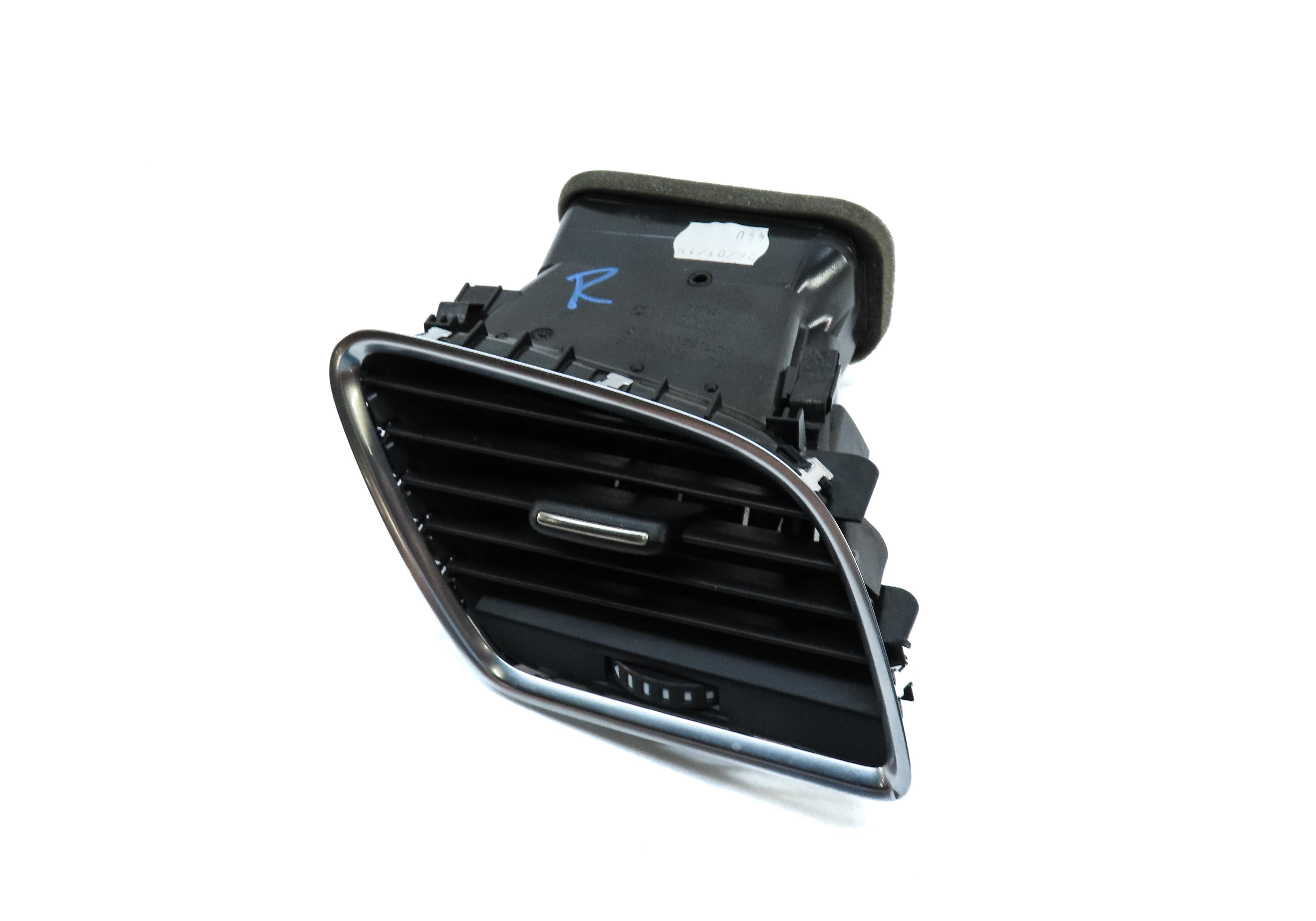 2015 AUDI Q3 8U FRONT RIGHT PASSENGER DASH AIR VENT (BLACK & SILVER) 8U1820902B — exact item pictured