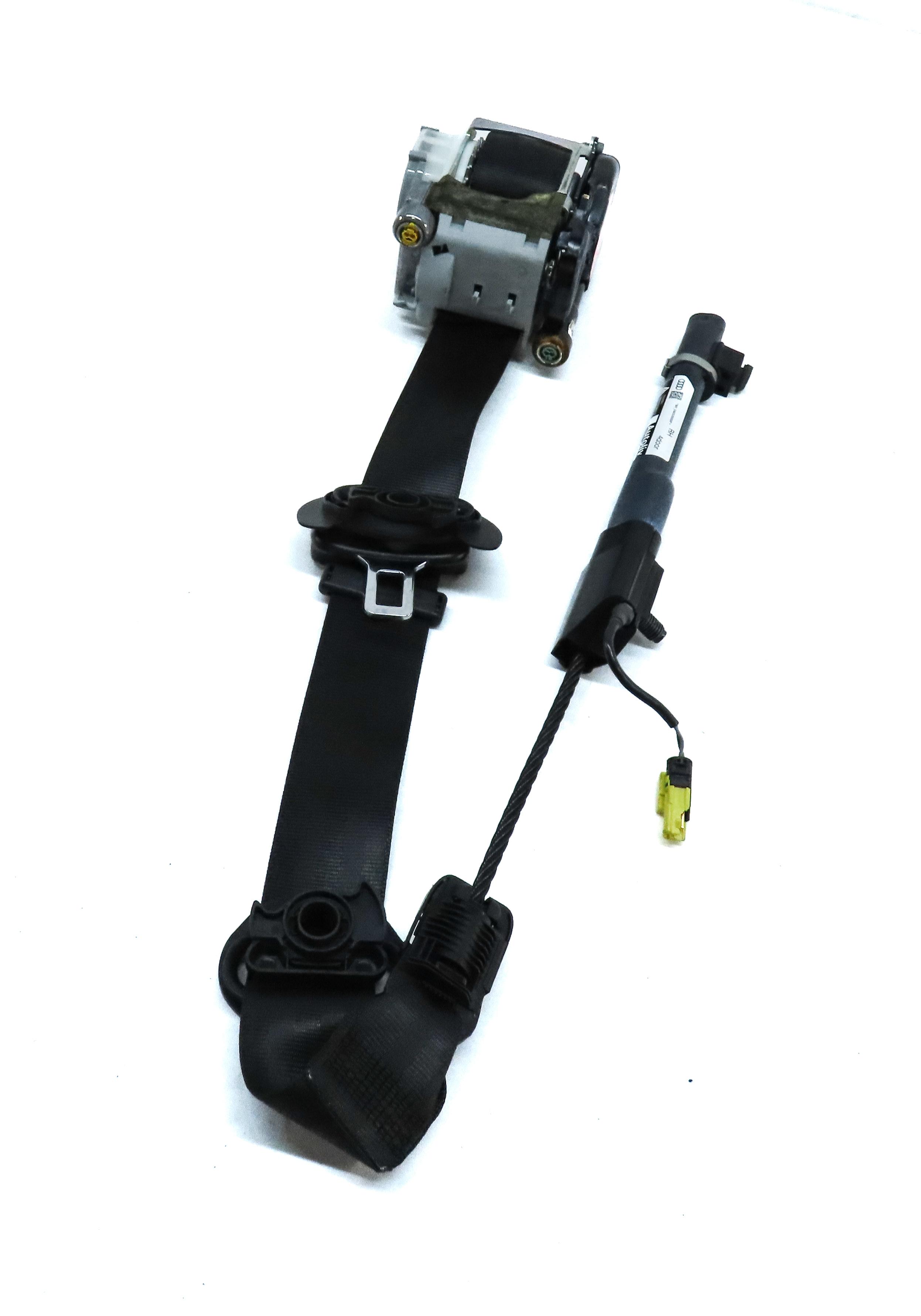 2015-2018 AUDI Q3 (8U) RIGHT FRONT PASSENGER SEAT SEATBELT RETRACTOR (BLACK) — exact item pictured