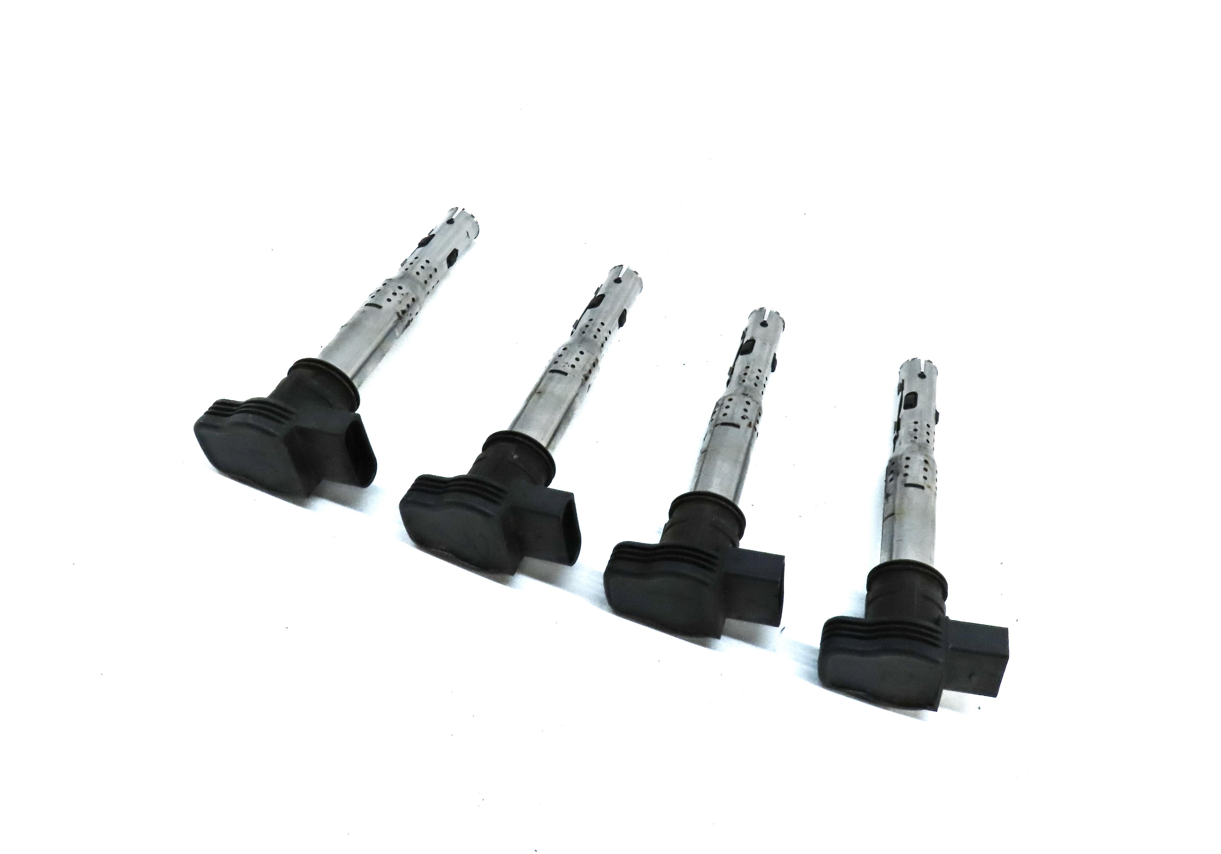 07-17 AUDI A3 A4 S4 A5 S5 A6 Q3 Q5 R8 TT 8P 8K 8T 8R C7 2.0T IGNITION COIL SET4 — exact item pictured