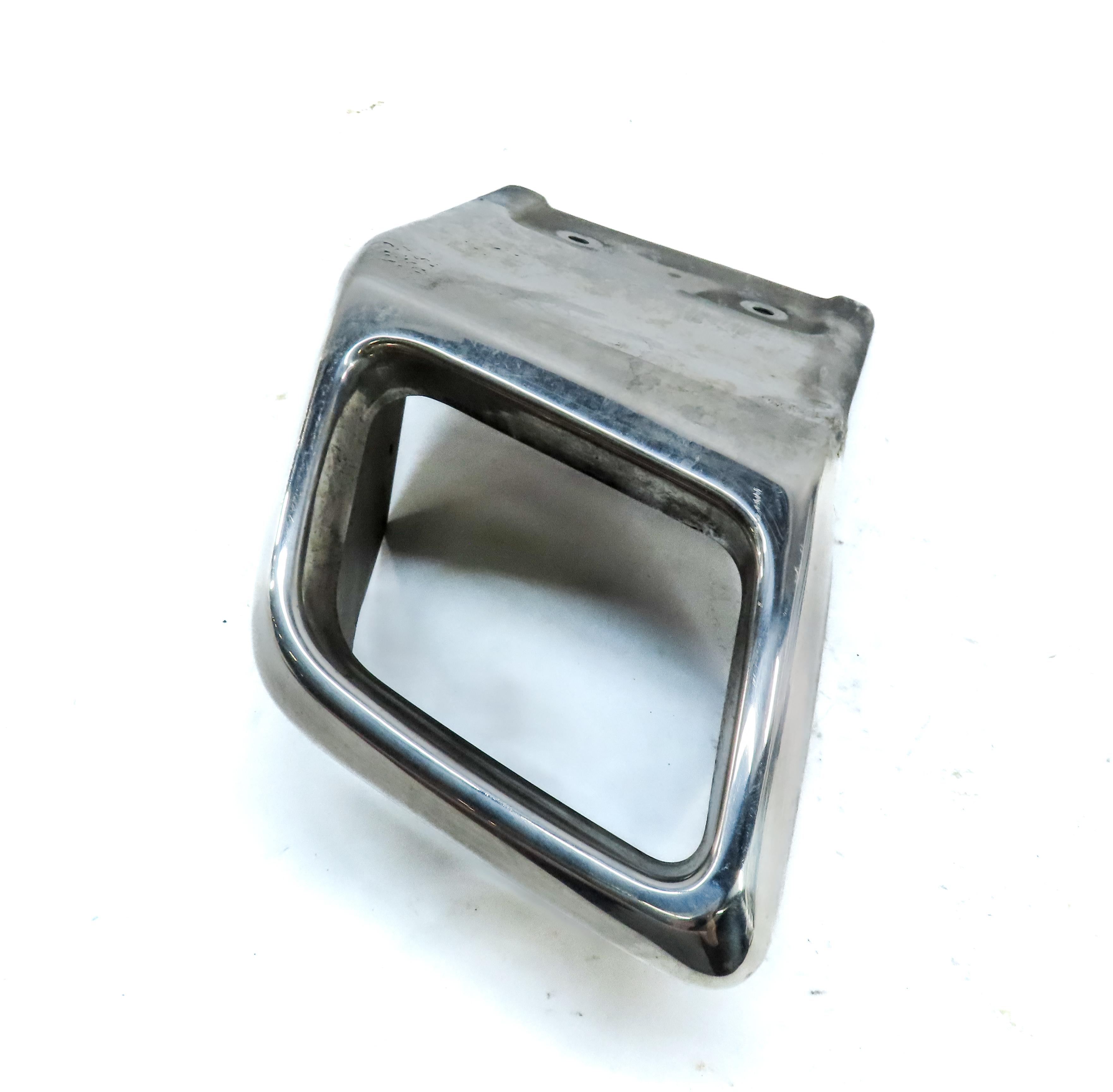 12-17 RANGE ROVER EVOQUE (L538) RIGHT PASSENGER REAR EXHAUST TIP TRIM (CHROME) — exact item pictured