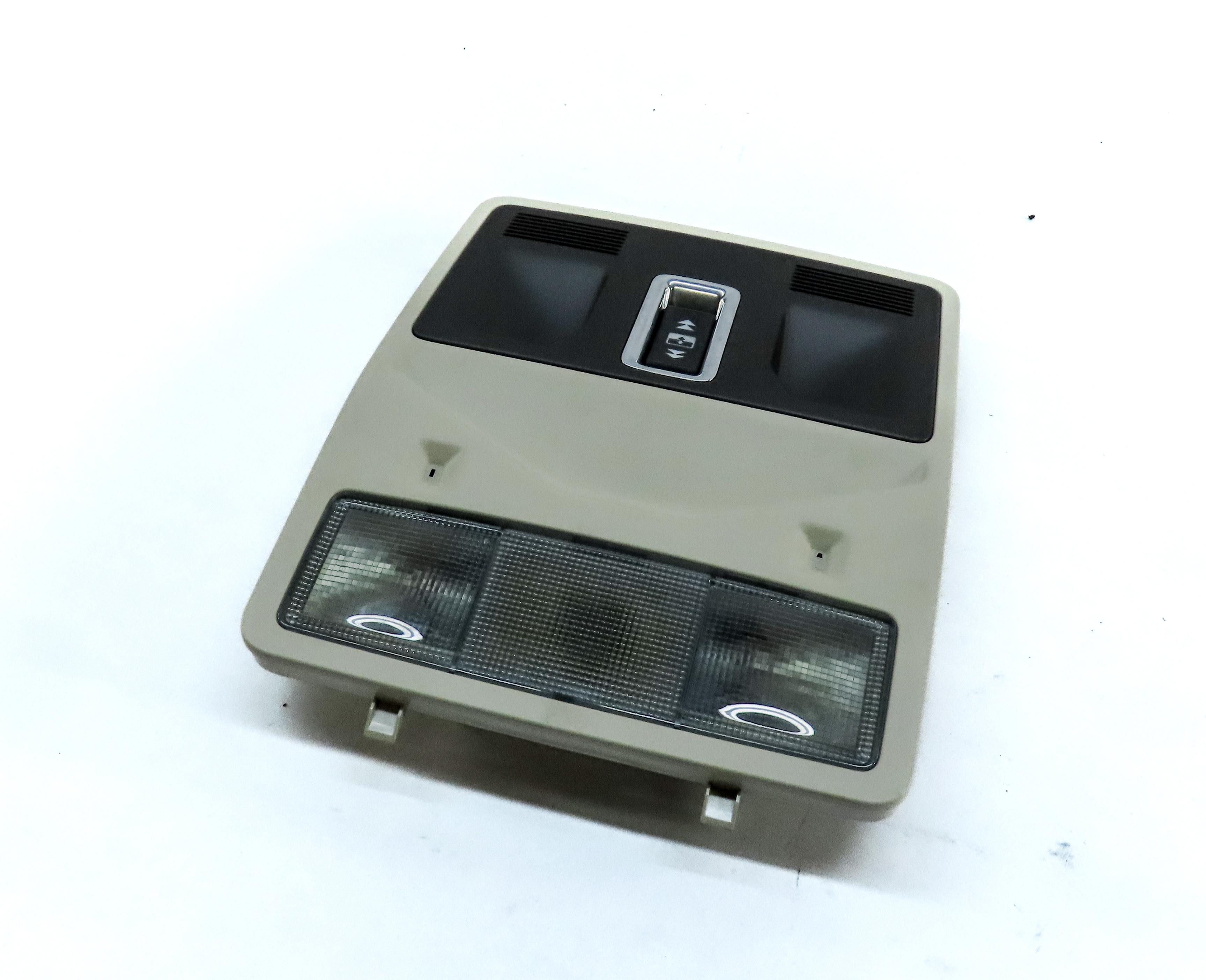 2012 LAND RANGE ROVER EVOQUE (L538) FRONT ROOF DOMELIGHT w/ SWITCHES (IVORY) — exact item pictured