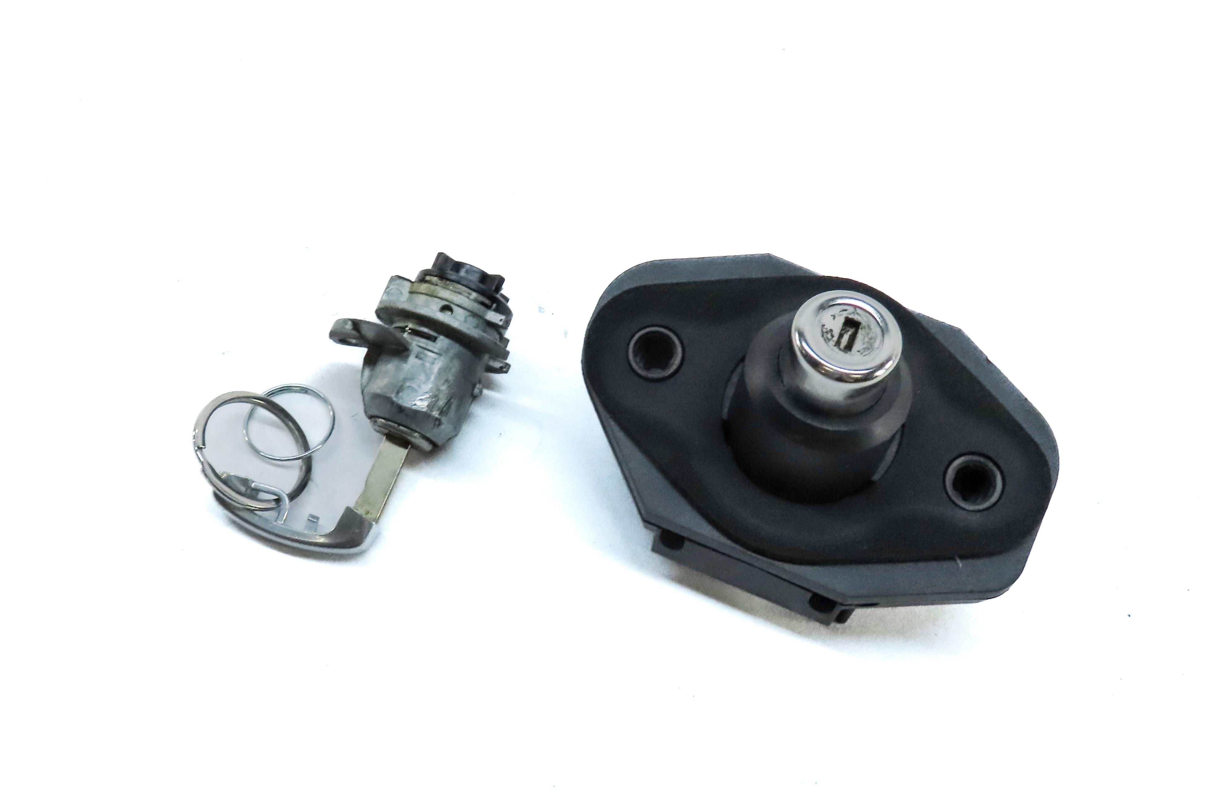 2015 BMW 750Li (F01) TRUNK & LEFT FRONT DRIVER DOOR LOCK CYLINDER & KEY SET 3 — exact item pictured