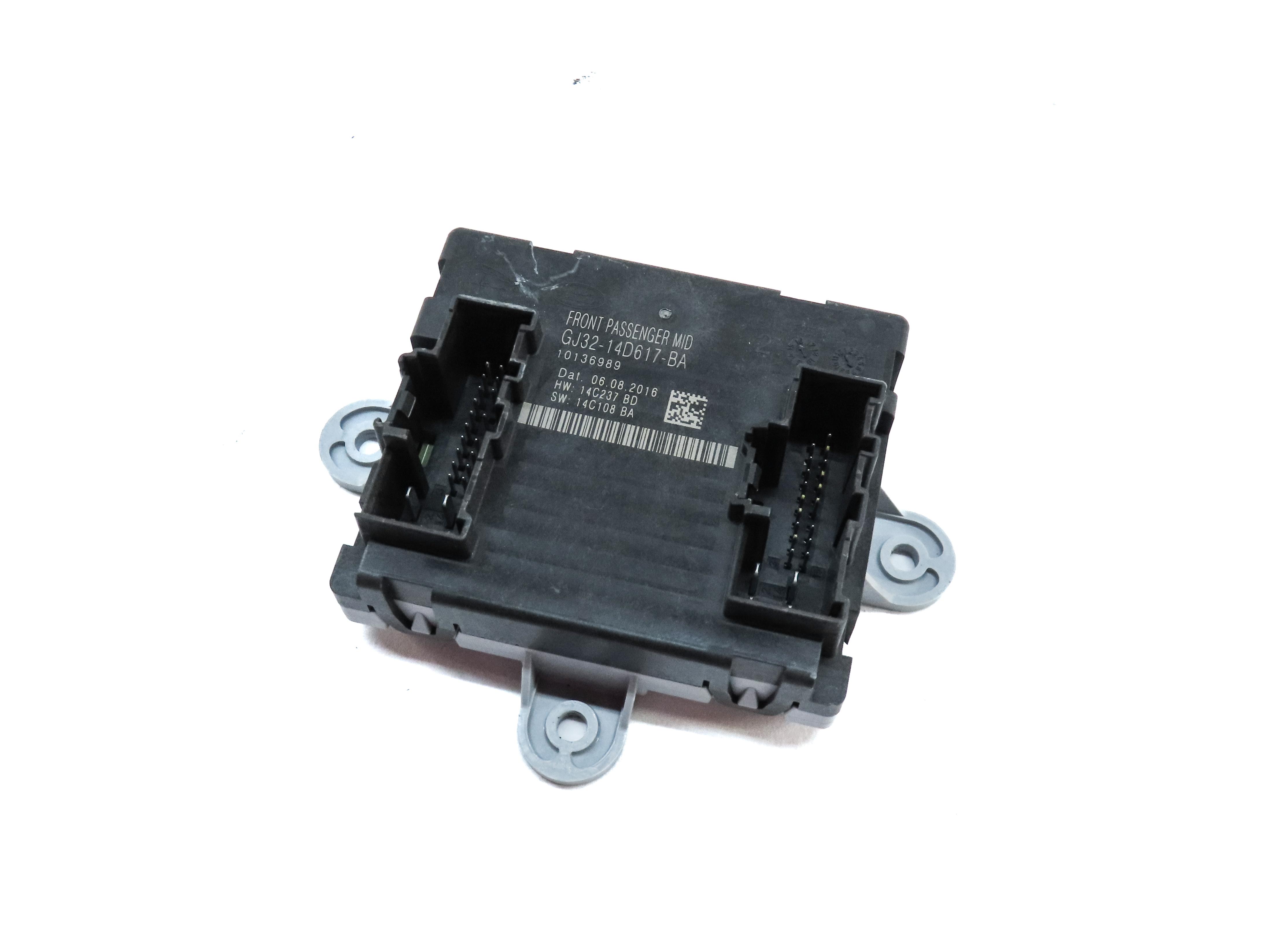 2017 ROVER DISCOVERY SPORT (L550) FRONT RIGHT DOOR CONTROL MODULE GJ3214D617BA — exact item pictured