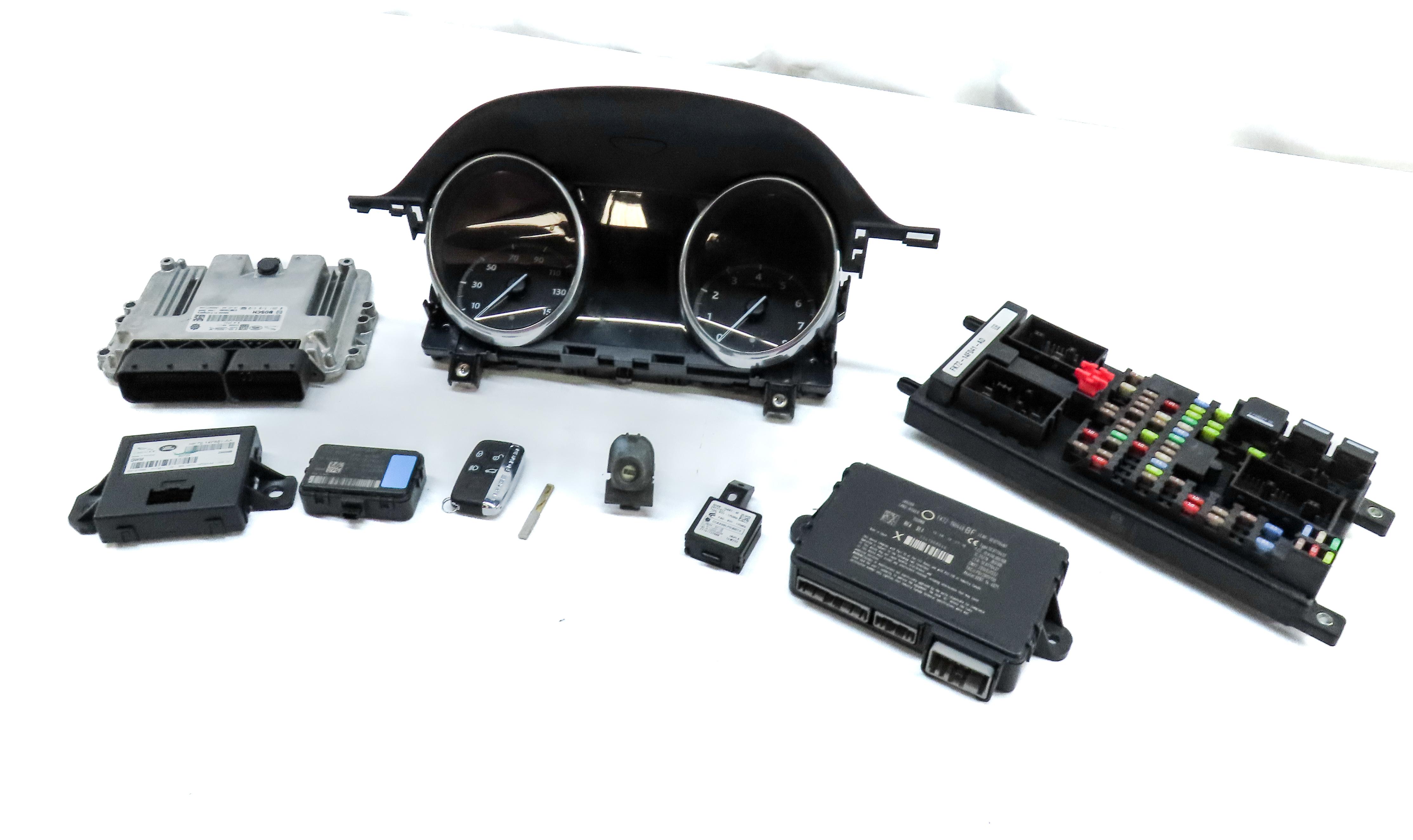 2017 LAND ROVER DISCOVERY SPORT (L550) 2.0L TURBO ENGINE ECM BCM MODULE KEY SET — exact item pictured