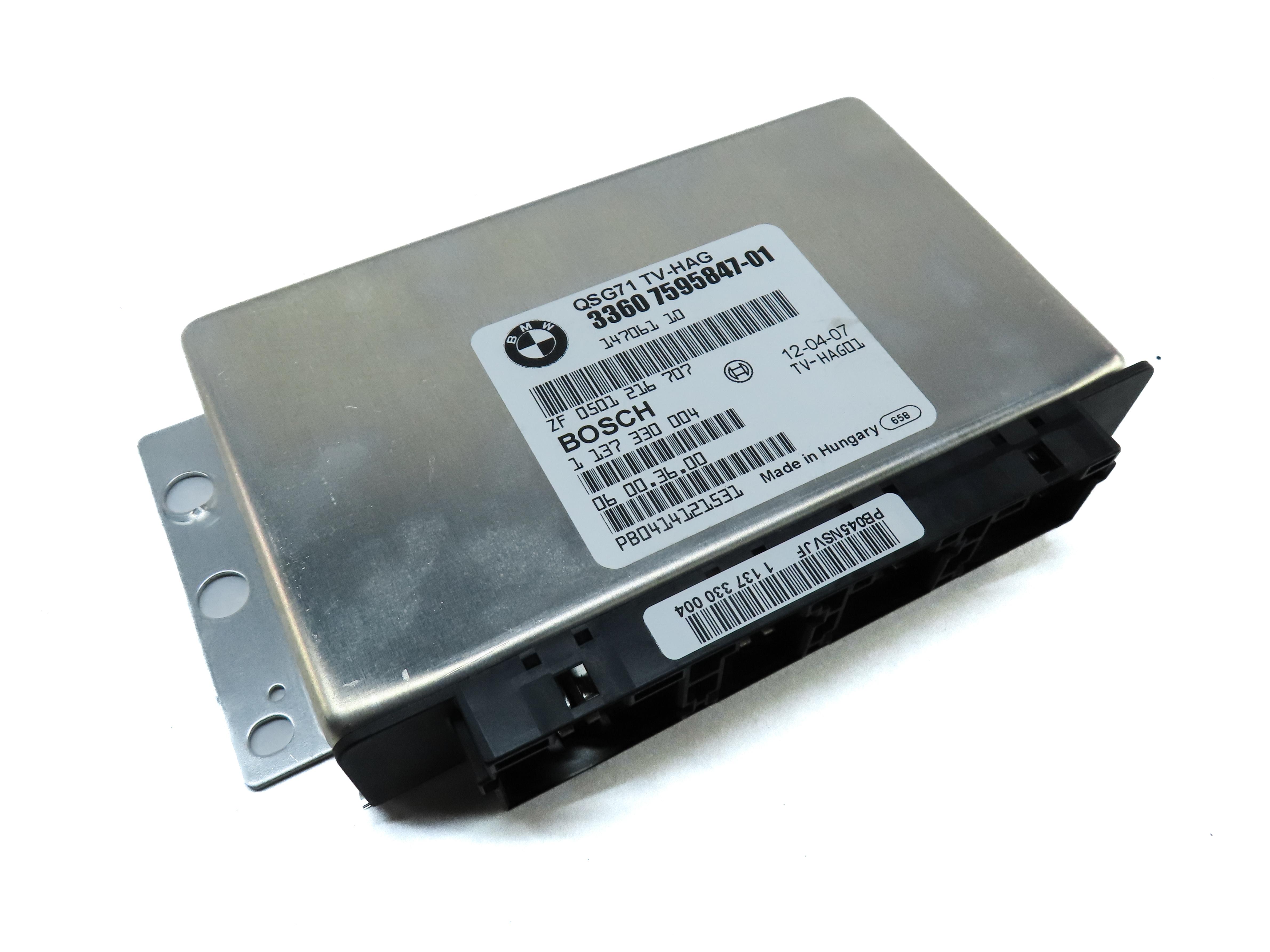 2010-2014 BMW X5M X6 X6M ///M (E70 E71) REAR LOCKING DIFFERENTIAL CONTROL MODULE — exact item pictured