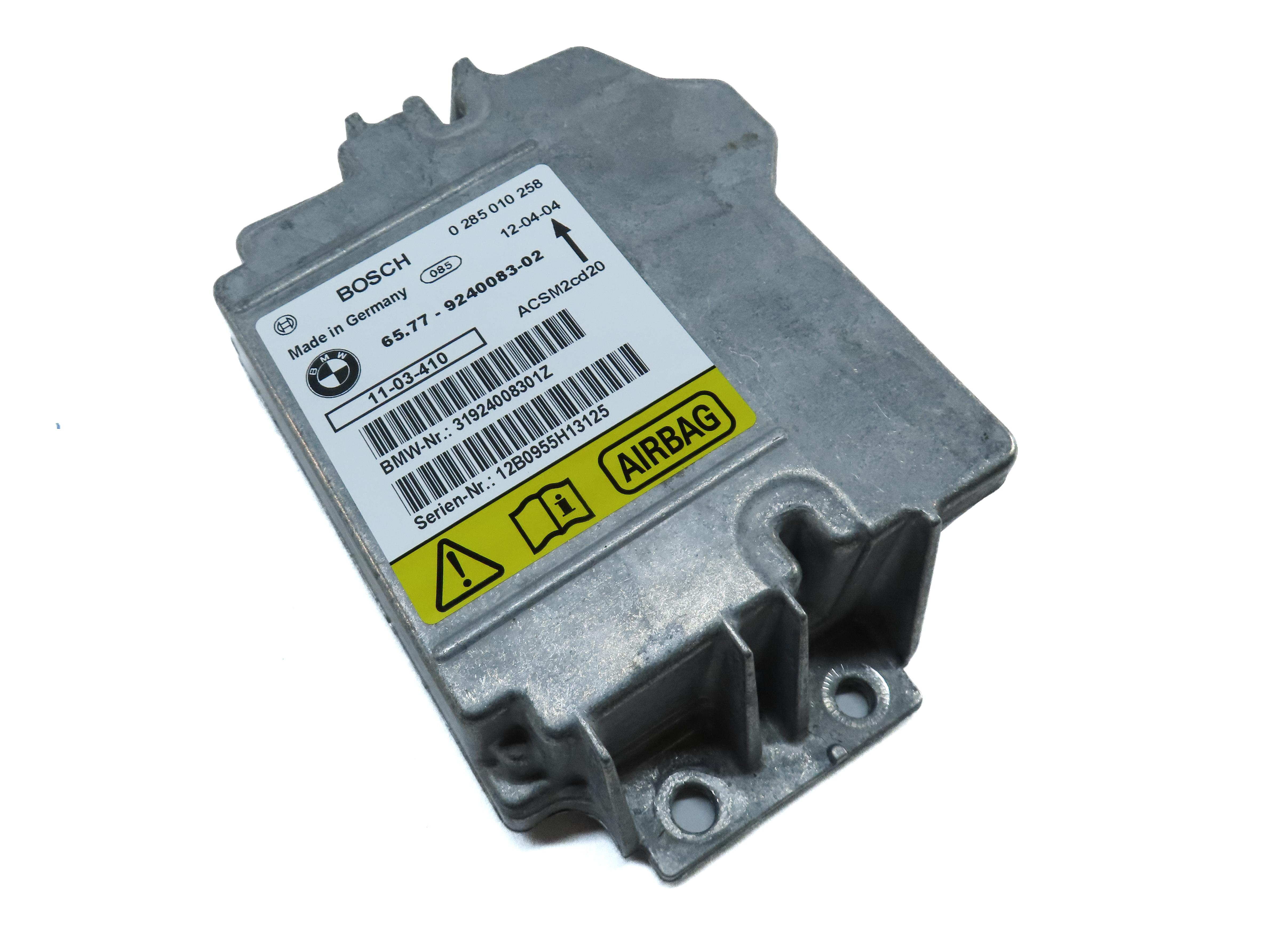 07-14 BMW 128i 135i X1 X5 X5M X6 X6M (E84 E87 E70 E71) SRS BAG CONTROL MODULE — exact item pictured