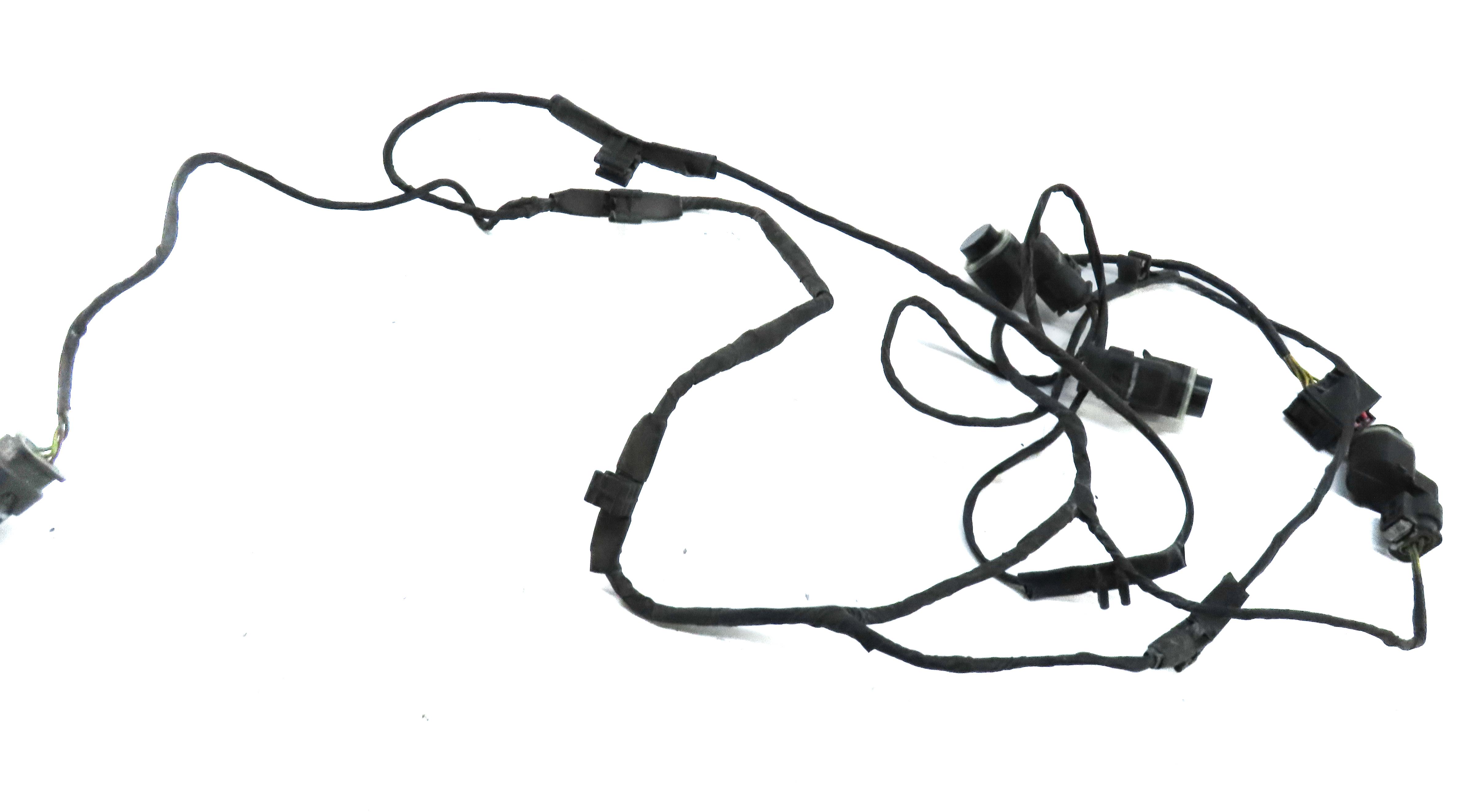 2013 BMW X5 M X5M ///M (E70) REAR PARK ASSIST PDC SENSOR SET4 (BLACK) w/ HARNESS — exact item pictured