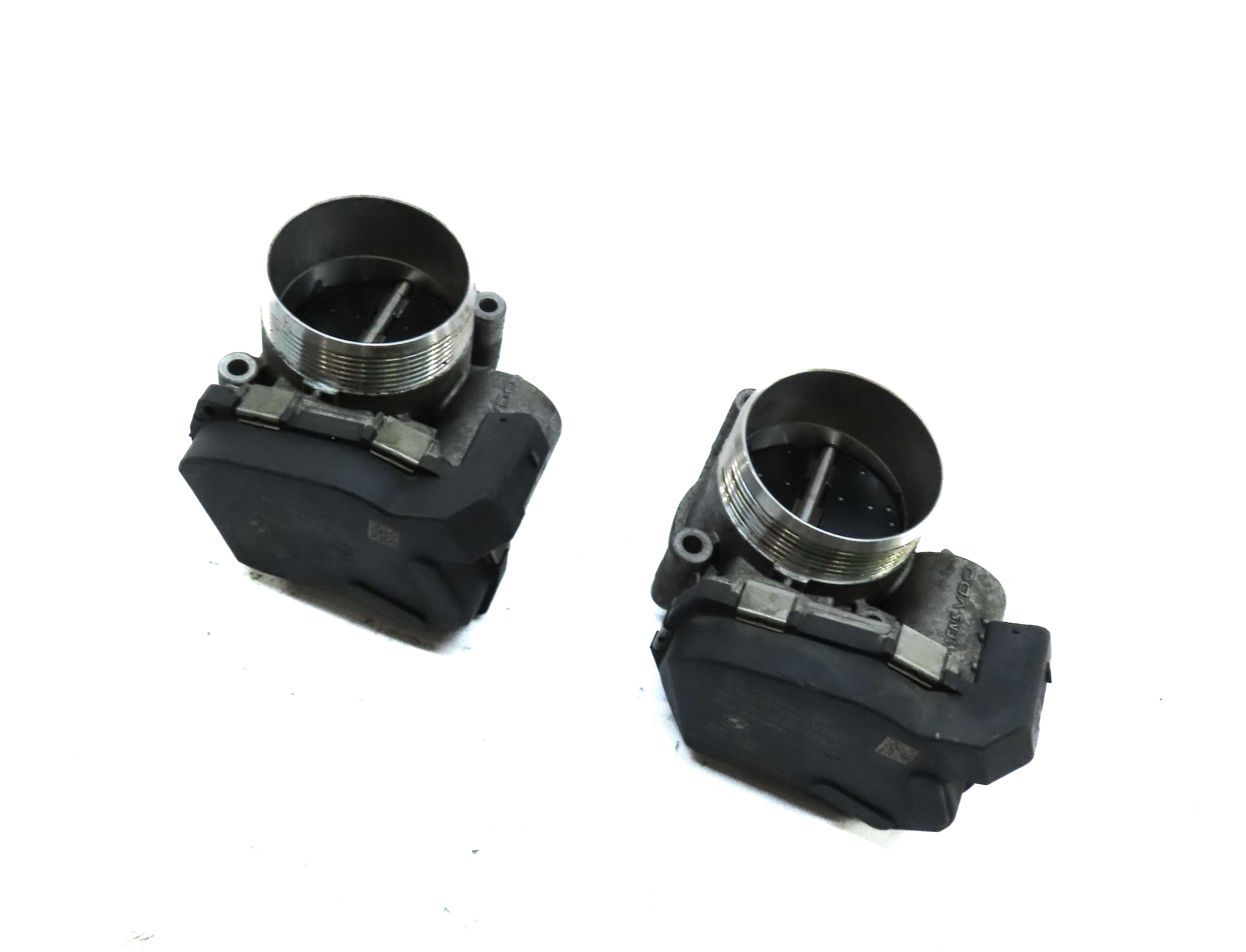 08-18 BMW 5 7 X5 X6 X5M X6M (F01 F10 F12 F15 F16) 4.4L N63 S63 THROTTLE BODY SET — exact item pictured
