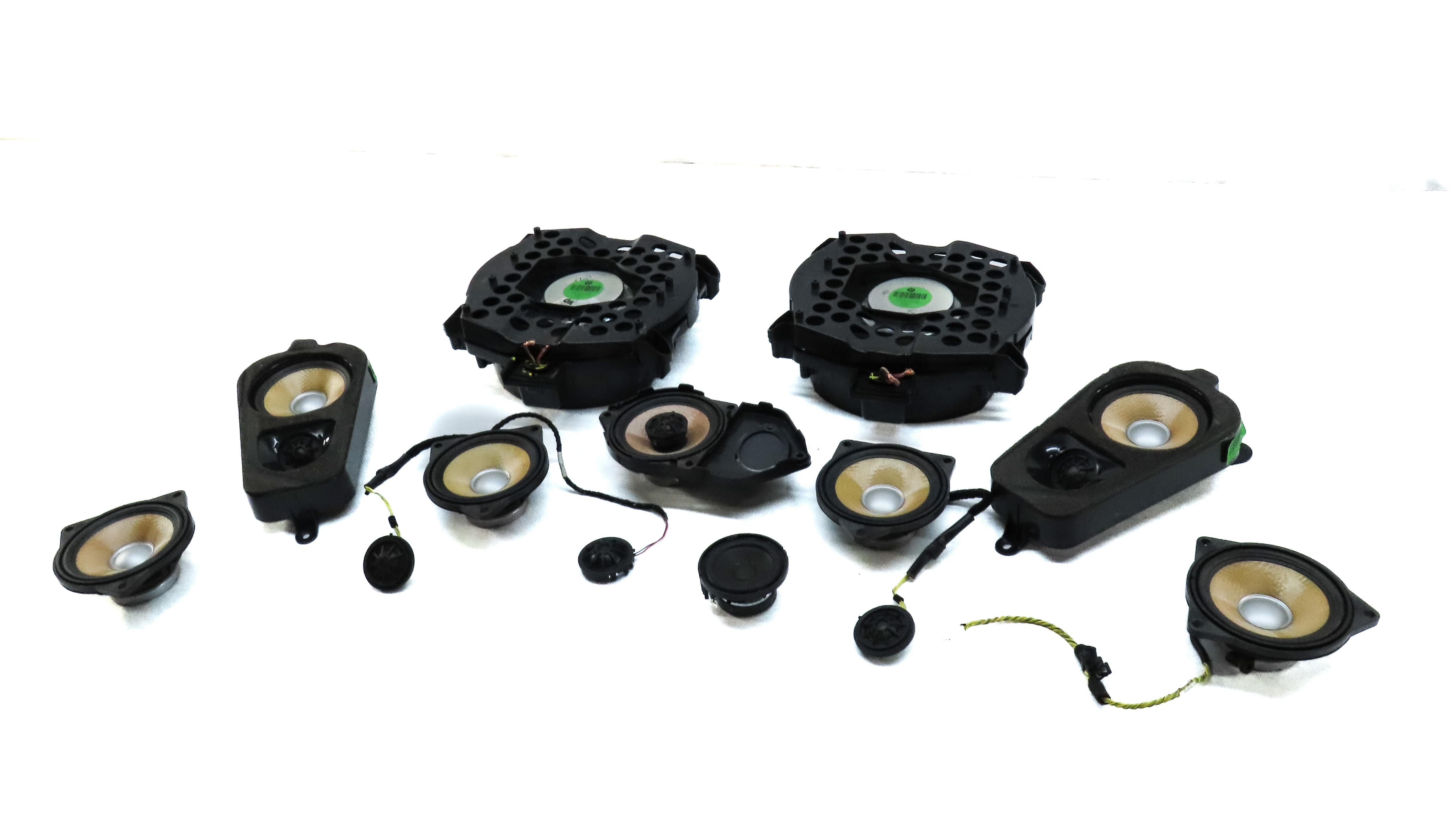 2013 BMW X5M ///M (E70) FRONT REAR LEFT RIGHT RADIO STEREO SPEAKER SET 14 — exact item pictured