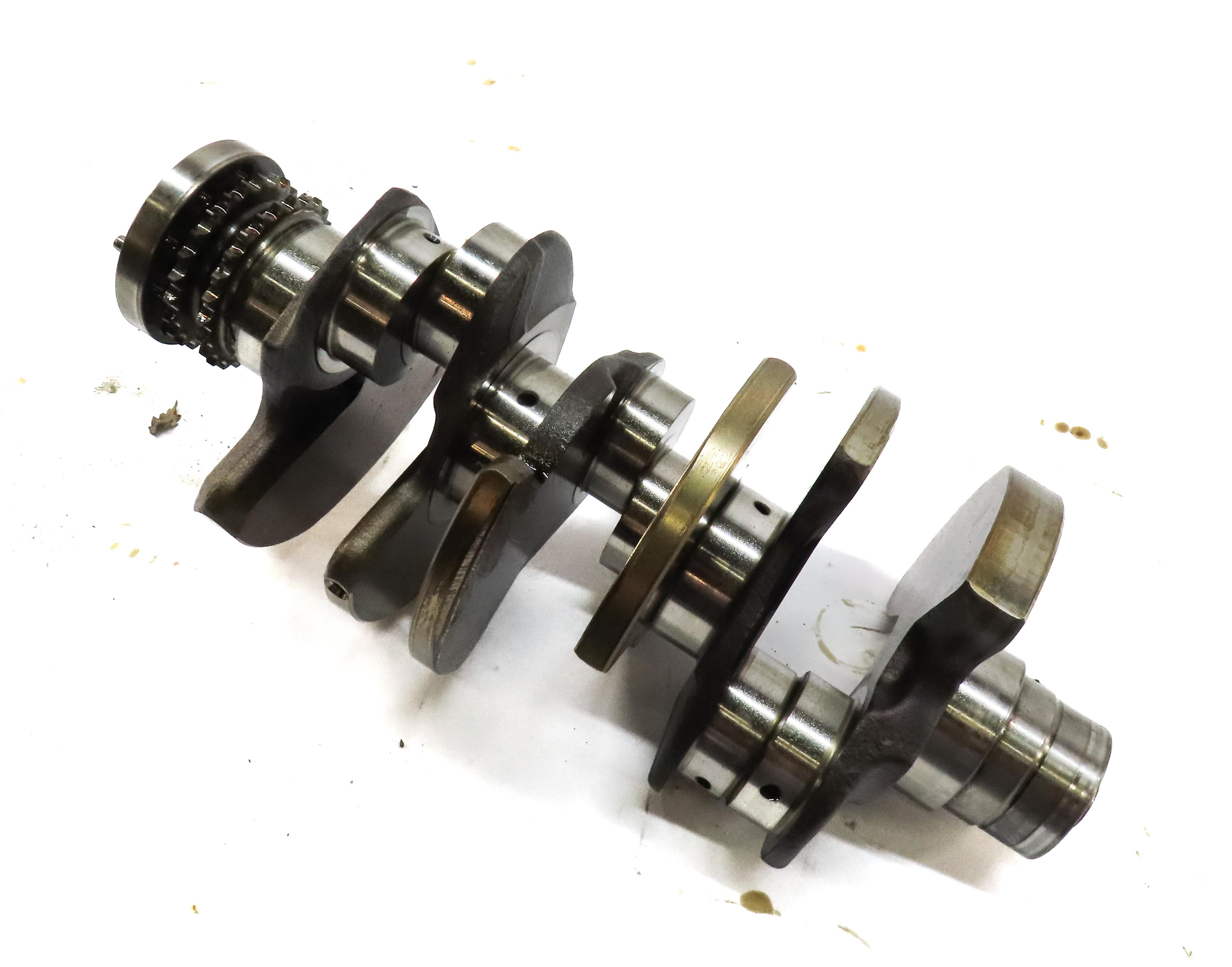 2014 PORSCHE CAYENNE (958) 3.0L HYBRID M06.EC ENGINE CRANKSHAFT CRANK SHAFT — exact item pictured