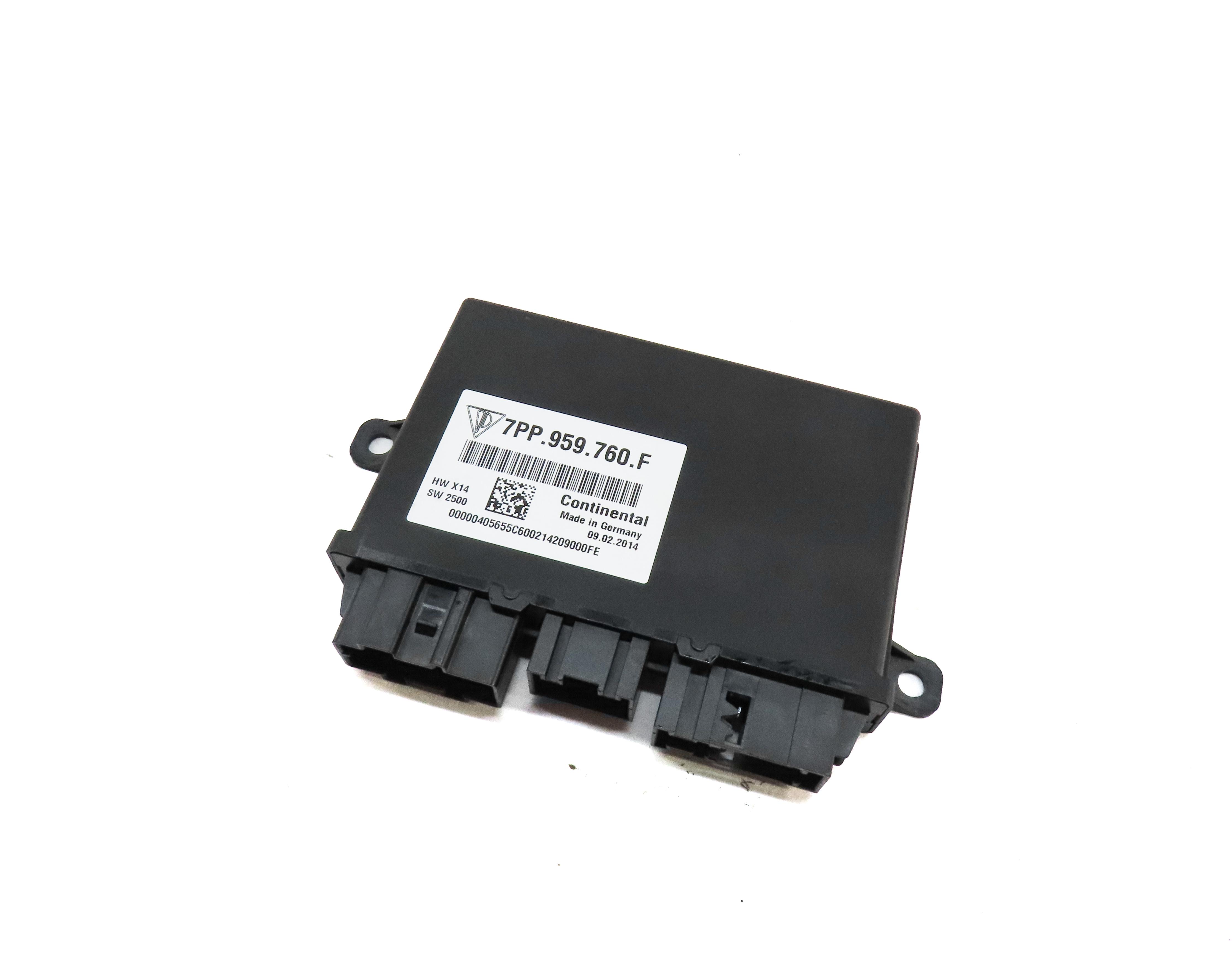 2014 PORSCHE CAYENNE HYBRID (958) FRONT LEFT OR RIGHT SEAT CONTROL MODULE — exact item pictured