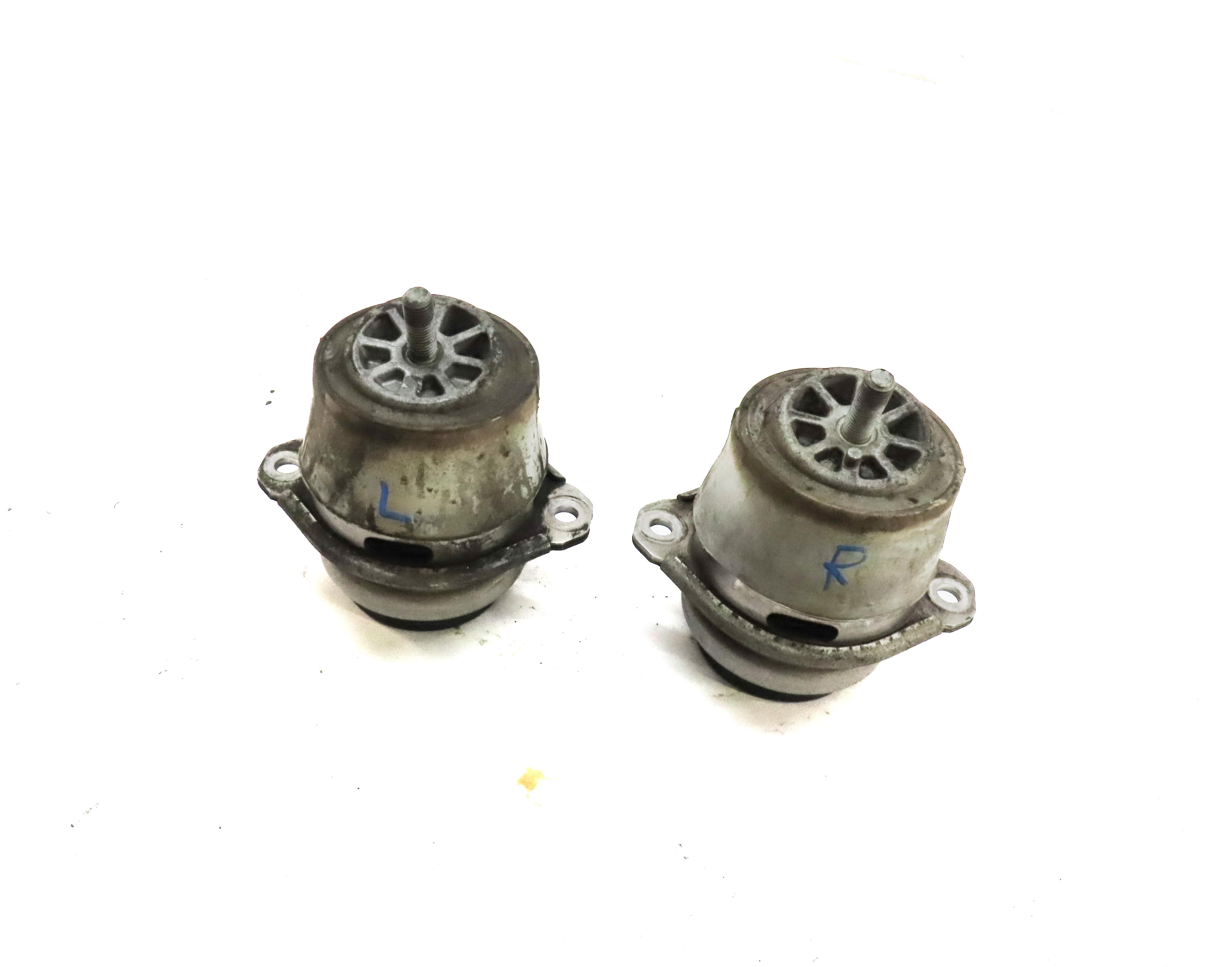 2014 PORSCHE CAYENNE (958) 3.0L HYBRID M06.EC LEFT RIGHT ENGINE MOTOR MOUNT SET2 — exact item pictured
