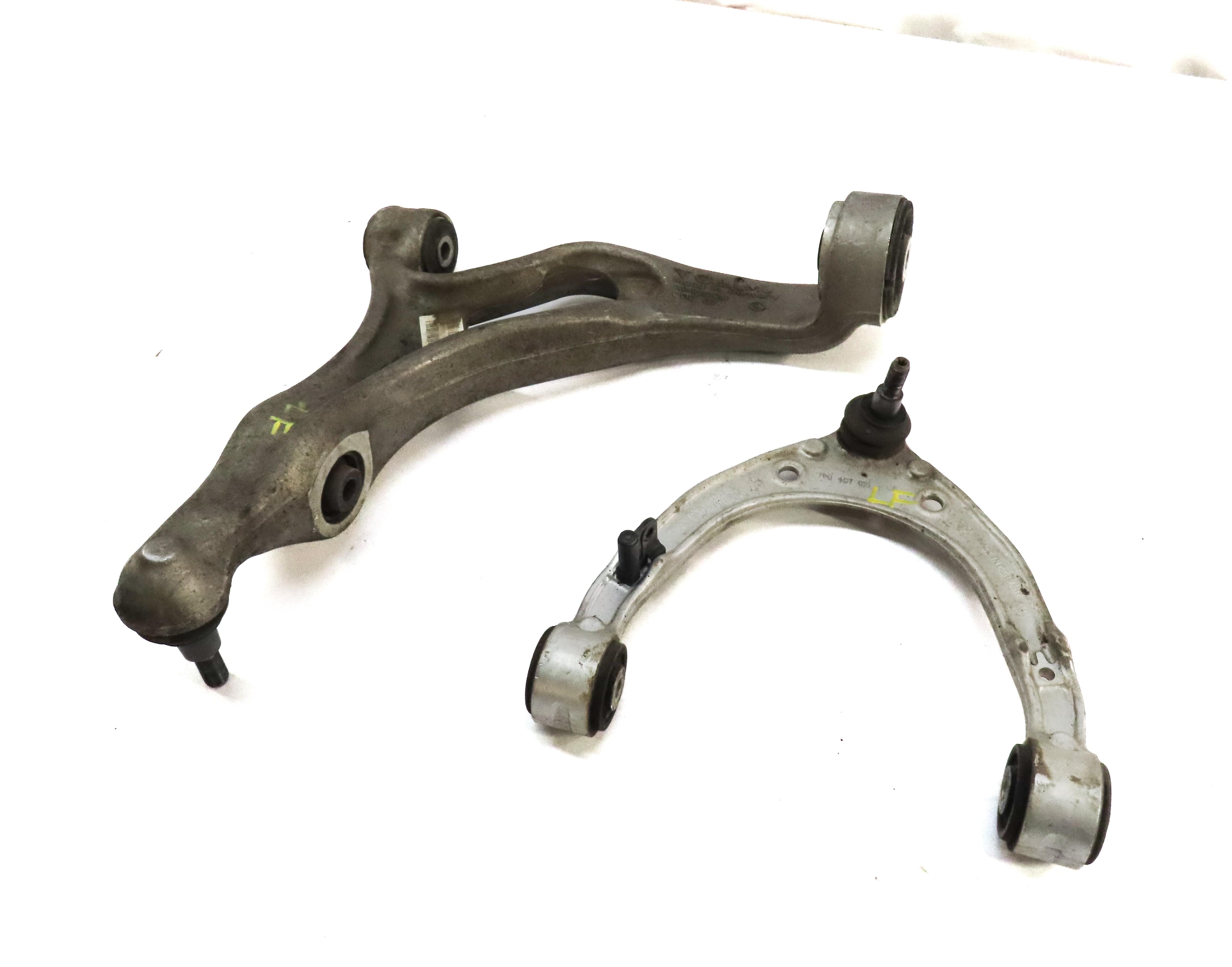 2011-2018 PORSCHE CAYENNE (958) FRONT LEFT DRIVER CONTROL ARM SET 2 — exact item pictured