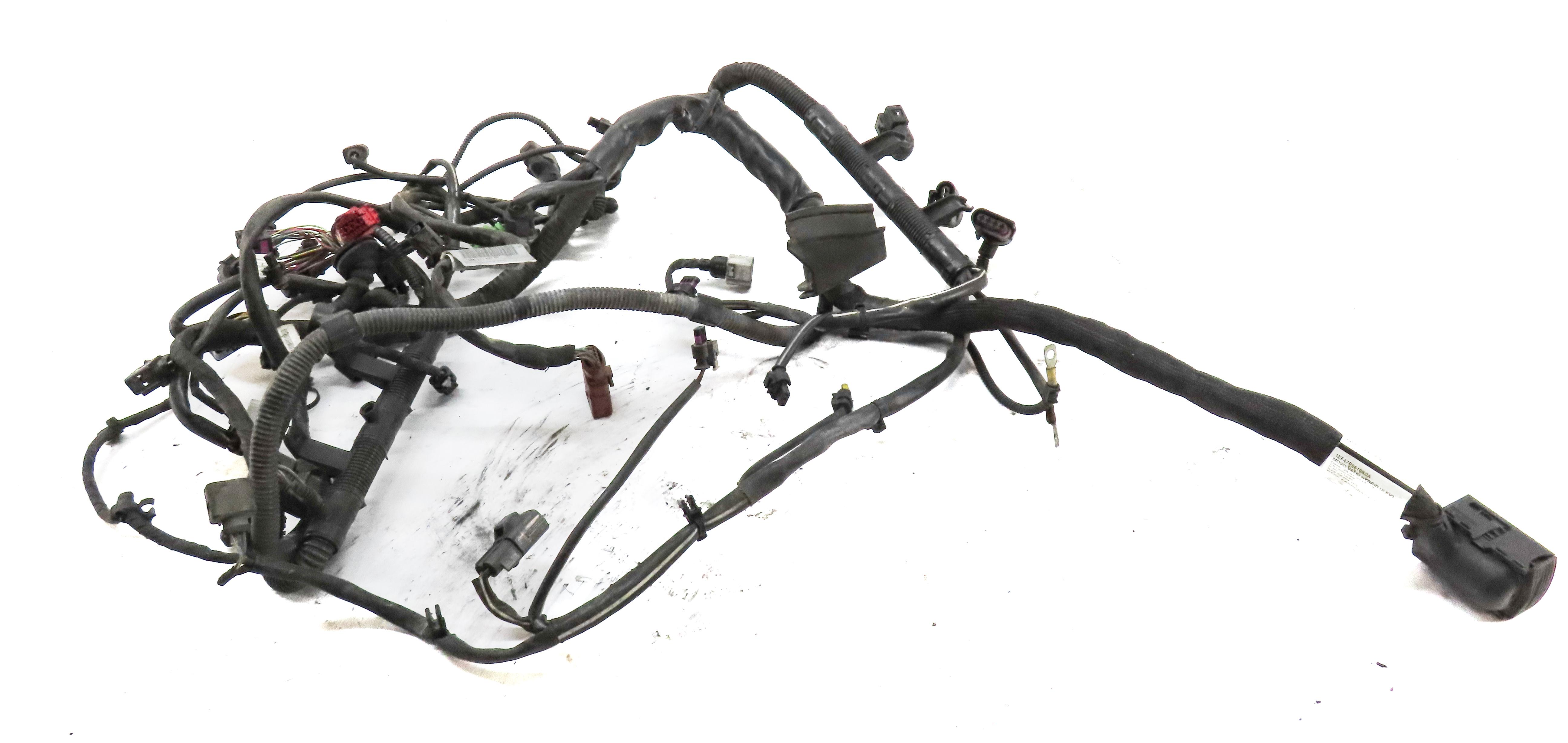 2014 PORSCHE CAYENNE (958) 3.0L HYBRID M06.EC AUTO ENGINE WIRE WIRING HARNESS — exact item pictured