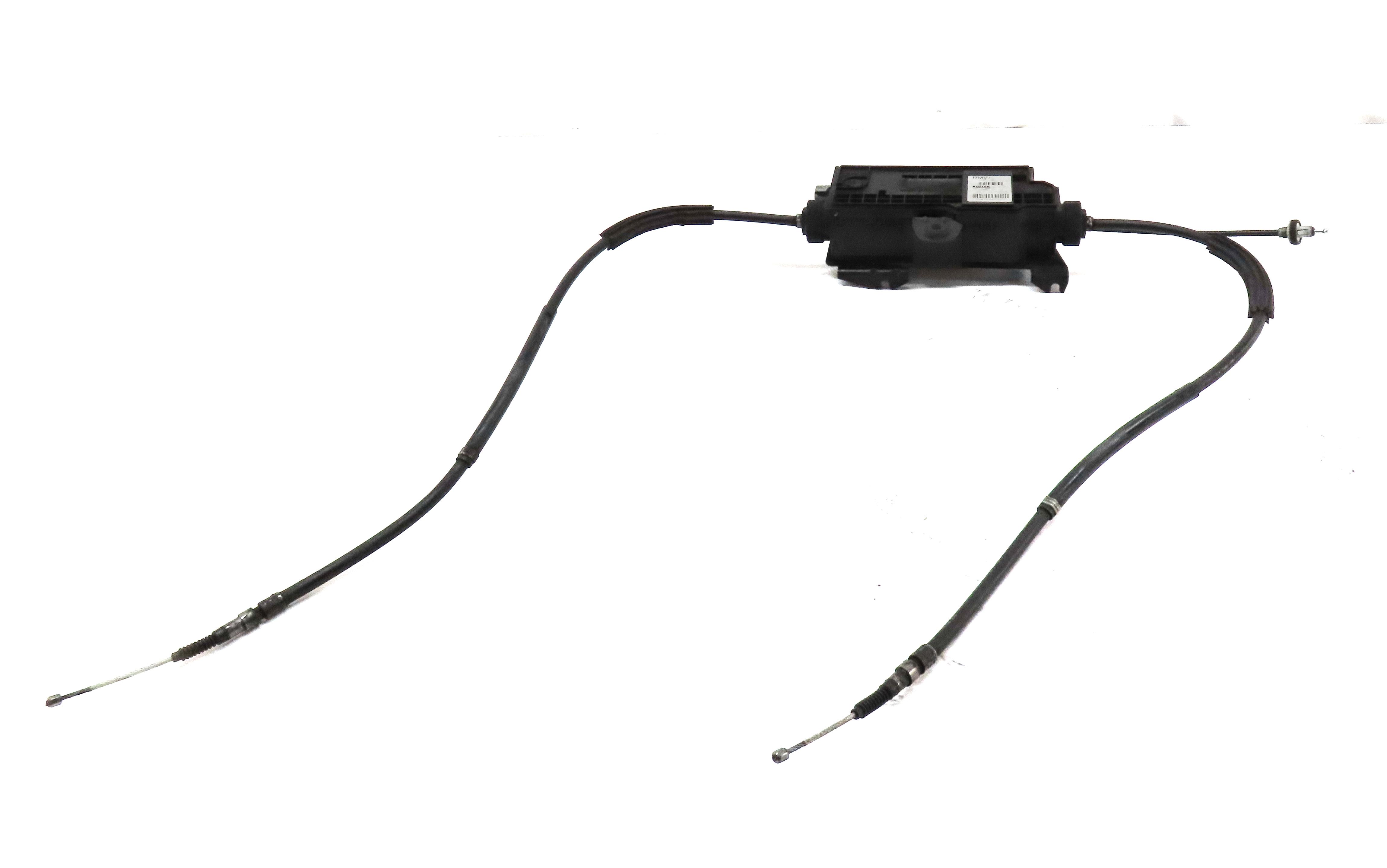 2013 BMW 750i (F01) EMERGENCY HILL PARKING E-BRAKE ACTUATOR w/ CABLES 6856931 — exact item pictured
