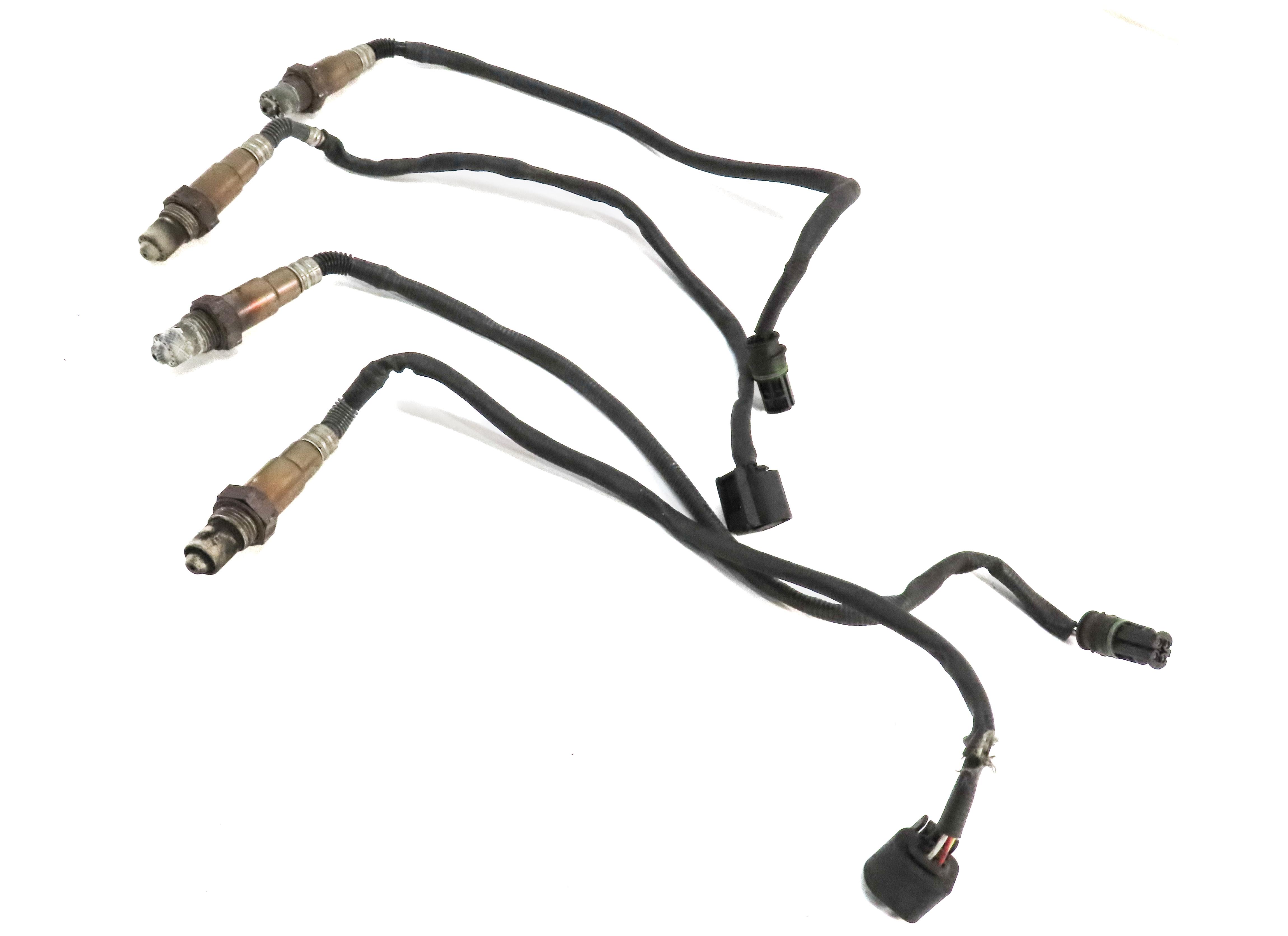 2013 BMW 750i (F01) 4.4L TURBO N63 ENGINE PRE POST CAT O2 OXYGEN SENSOR SET 4 — exact item pictured