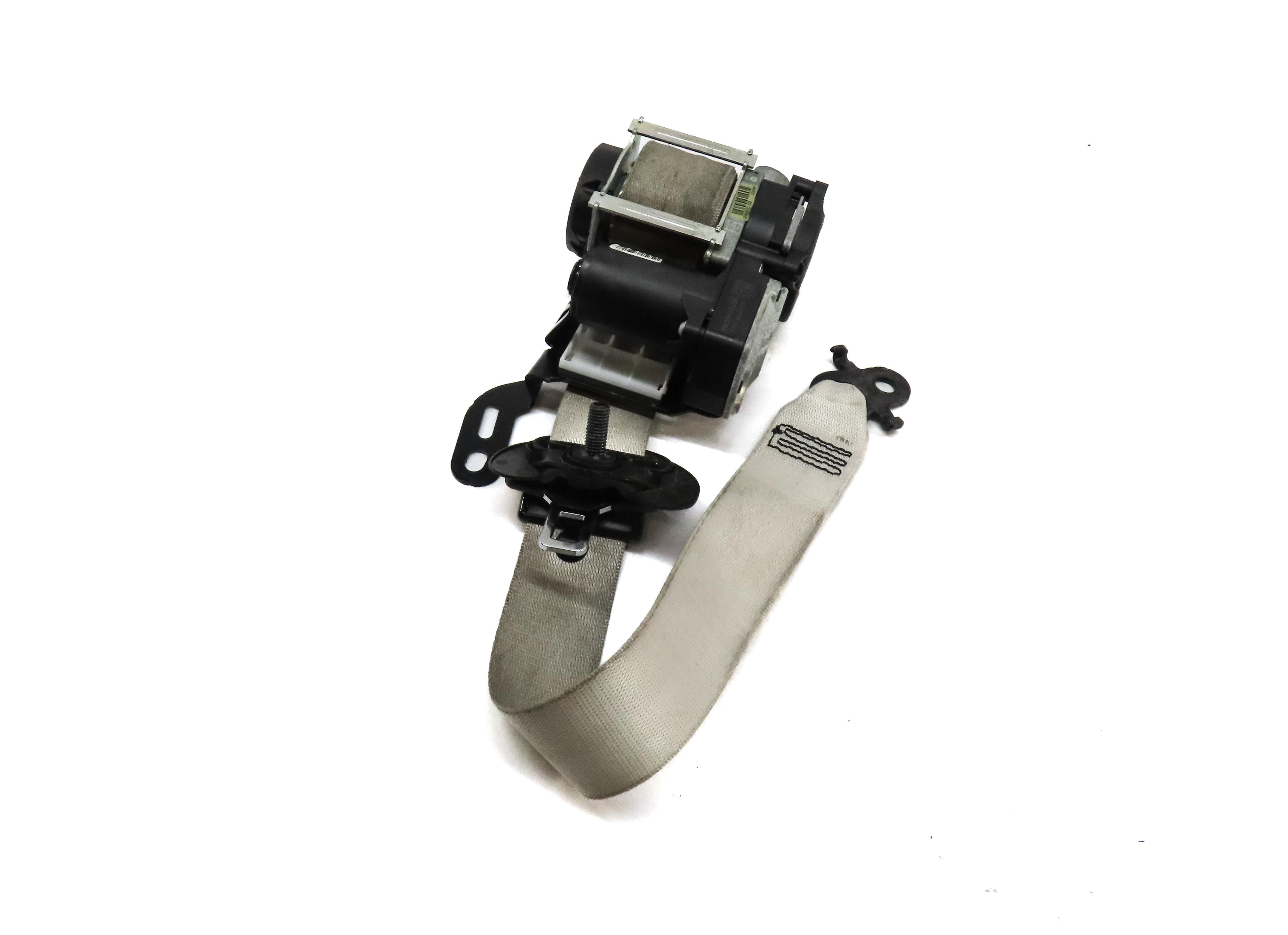 13-15 BMW 740i 750i 760i (F01 F02 F04) LEFT DRIVER SEATBELT RETRACTOR (BEIGE) — exact item pictured