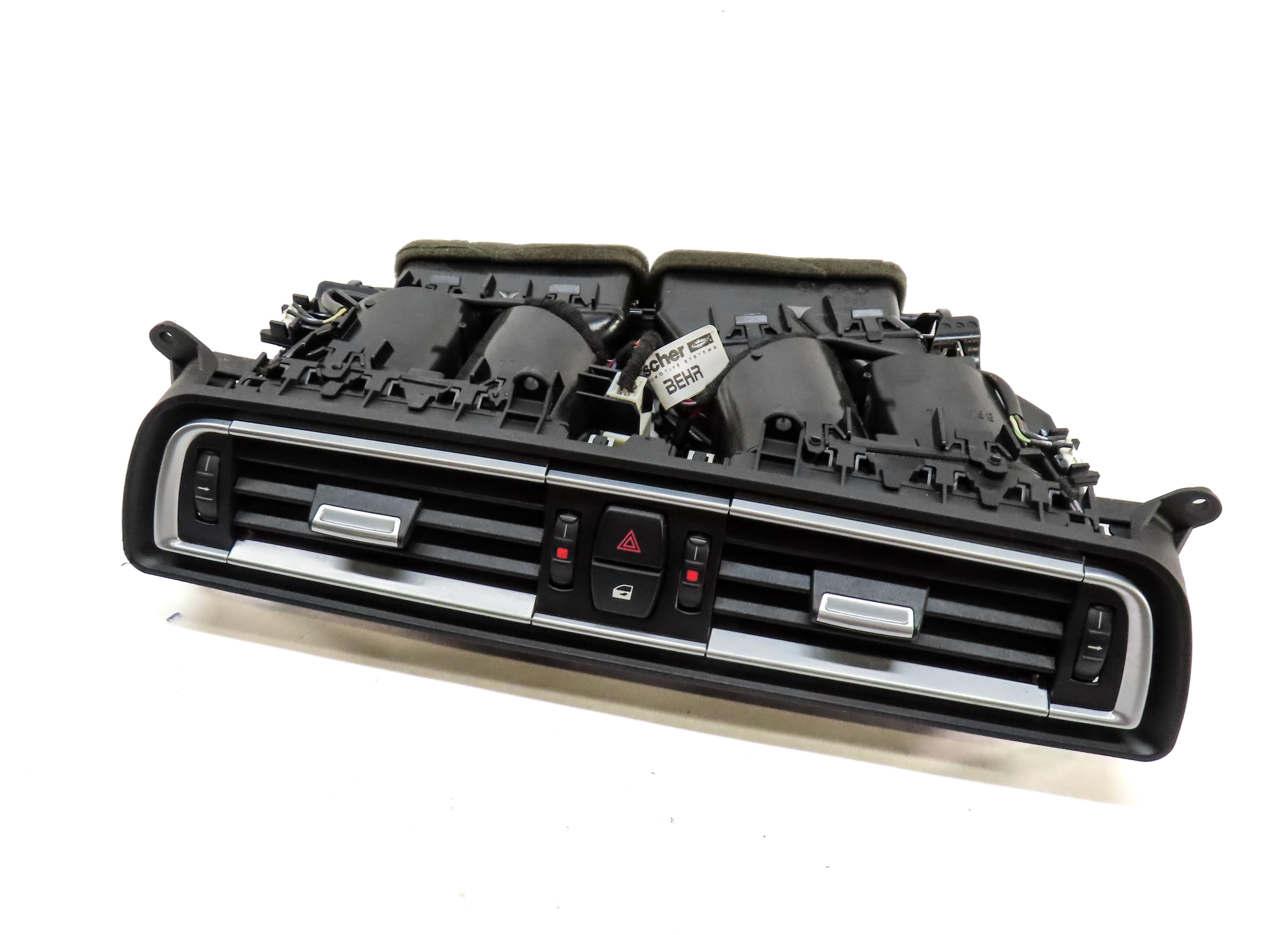2013 BMW 750i (F01) FRONT CENTER DASH DASHBOARD HVAC A/C HEATER AIR VENT HAZARD — exact item pictured
