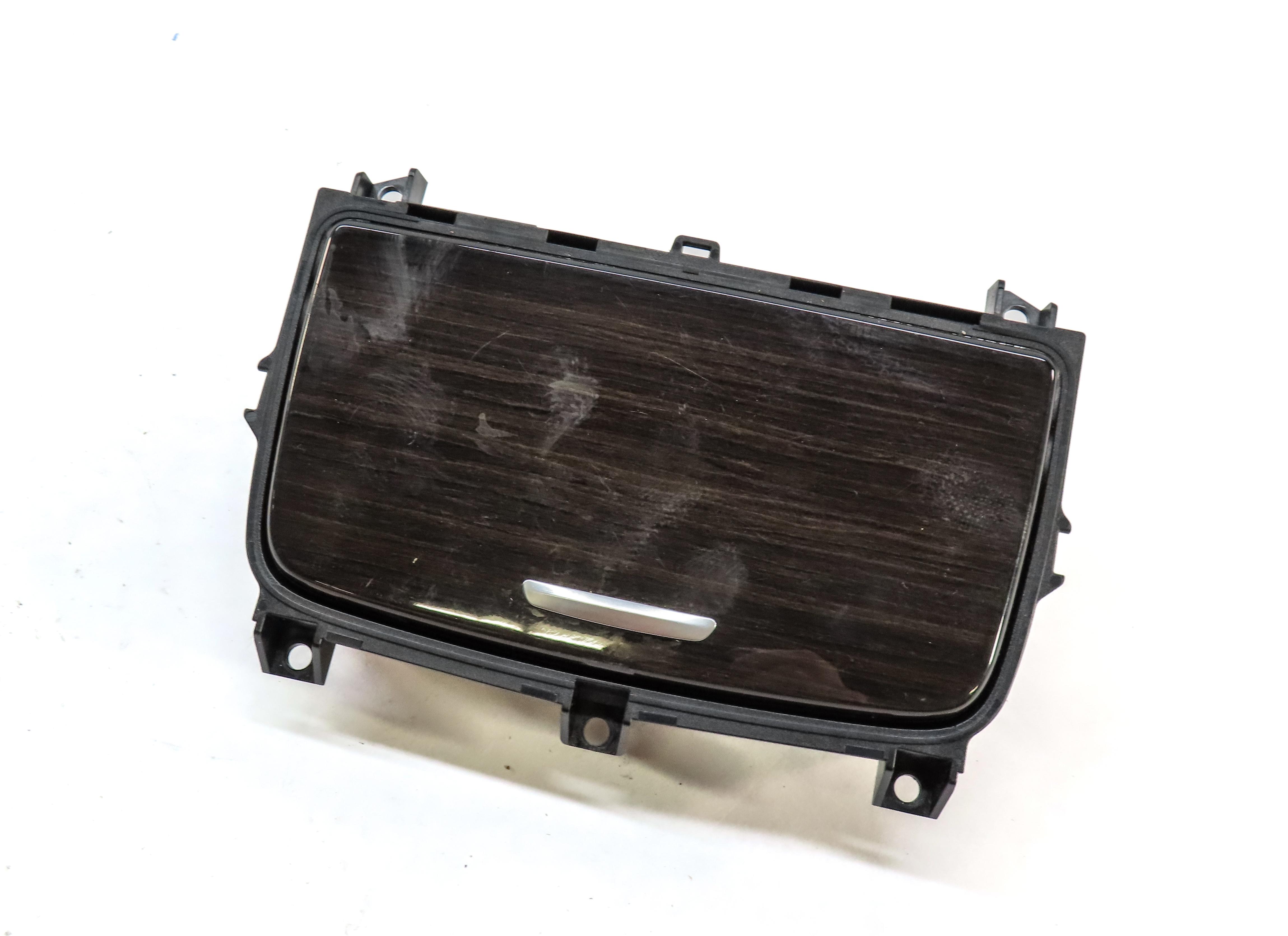 2013 BMW 750i (F01) FRONT CENTER CONSOLE CUPHOLDER CUP HOLDER (SHINY WOOD TRIM) — exact item pictured