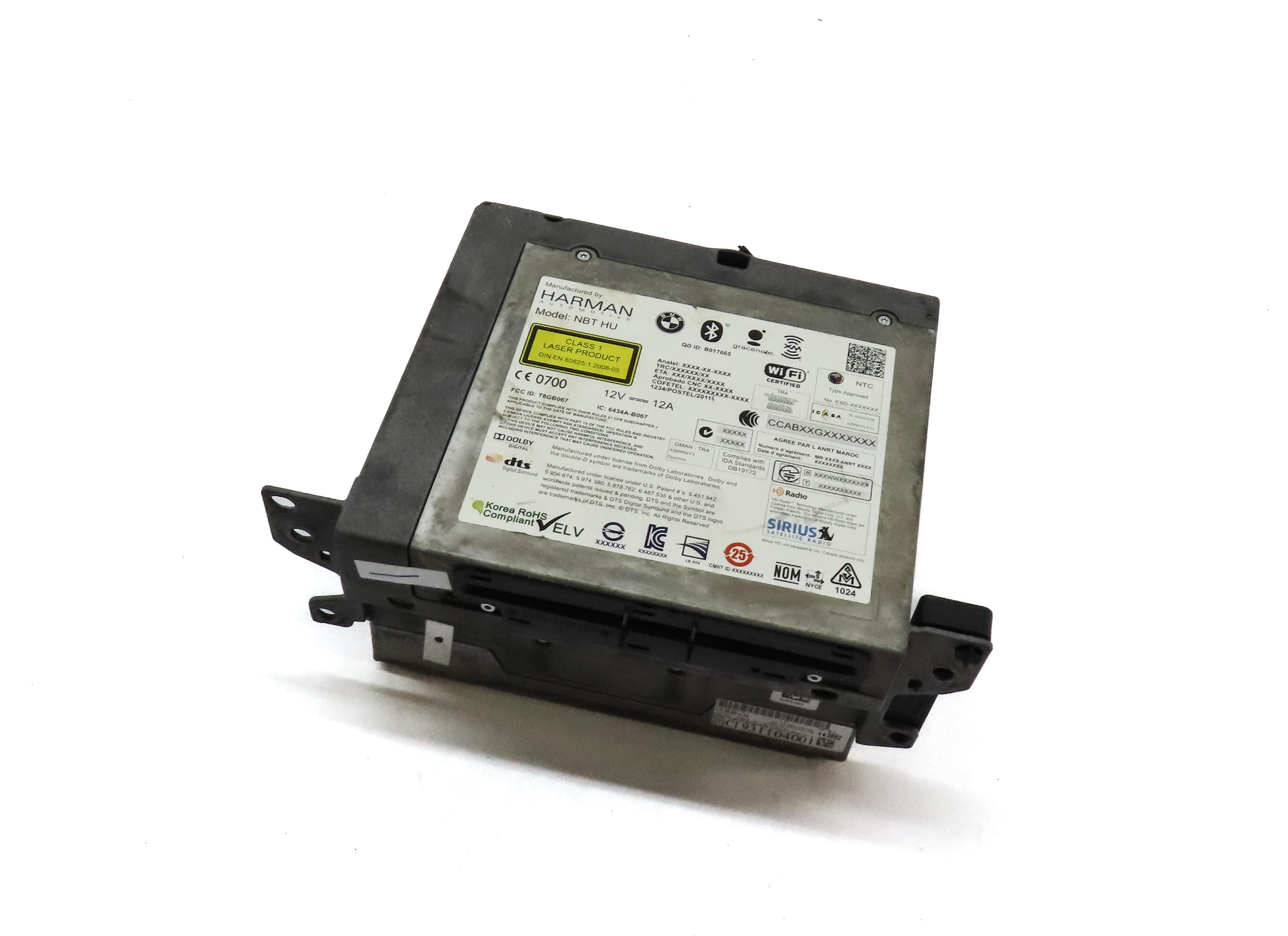 12-14 BMW 3 5 6 7 M5 M6 X3 (F01 F06 F10 F30) CD DVD NAVIGATION STEREO RECEIVER — exact item pictured