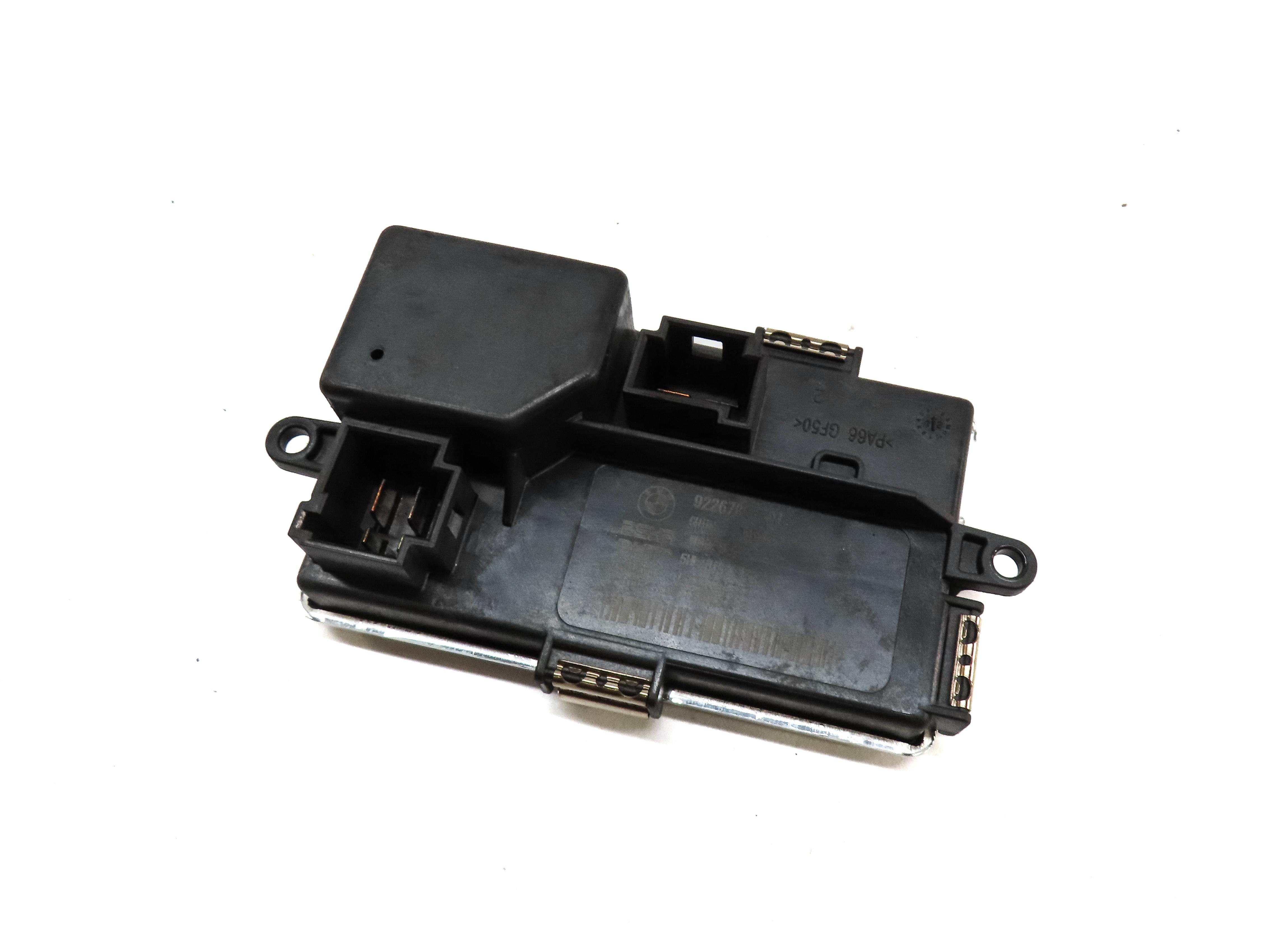 2013 BMW 750i (F01) FRONT A/C HEATER HVAC BLOWER MOTOR RESISTOR 9226780 — exact item pictured