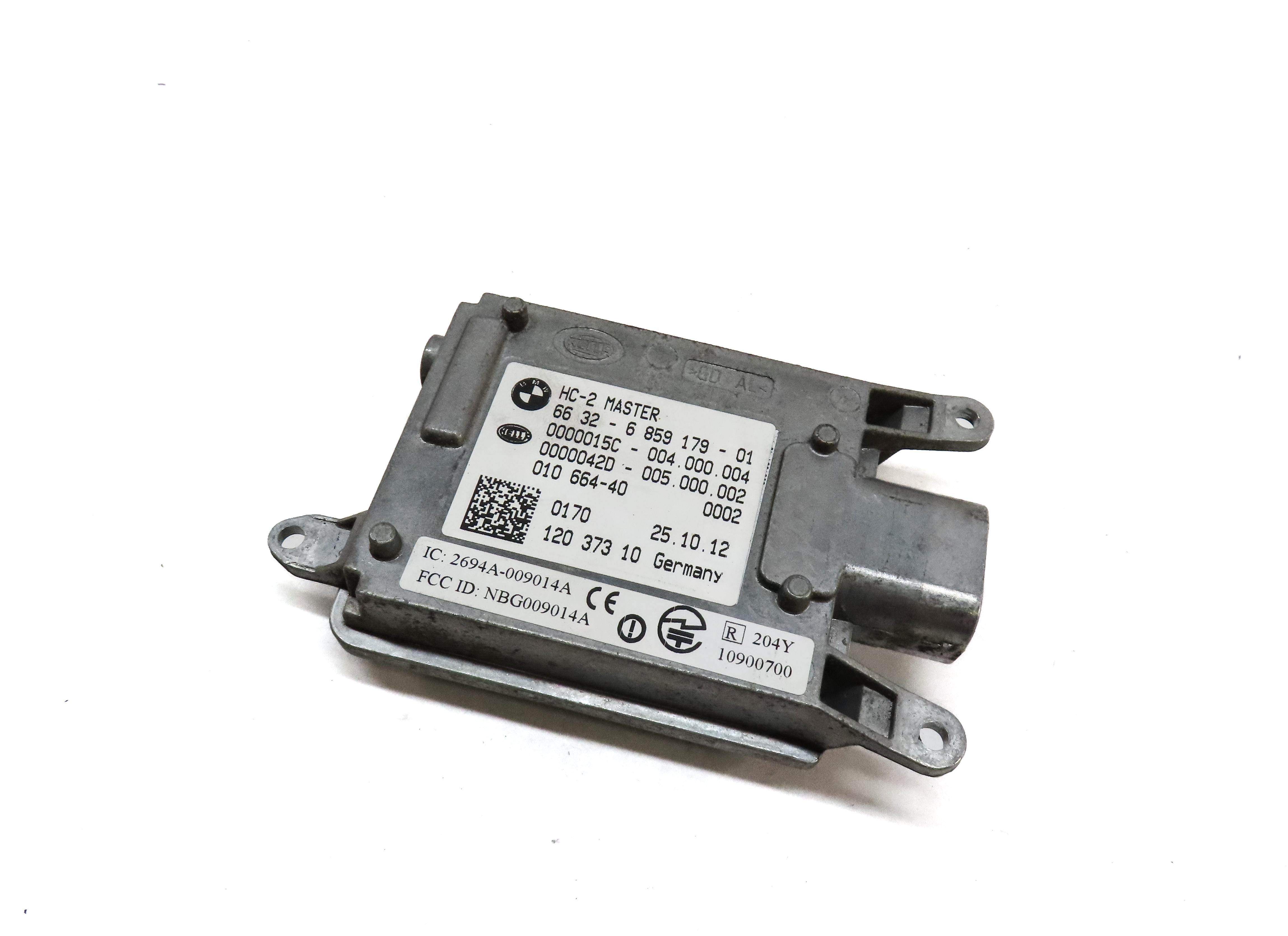 2013 BMW 750i (F01) REAR RIGHT BLIND SPOT RADAR SENSOR MODULE (MASTER) 6859179 — exact item pictured
