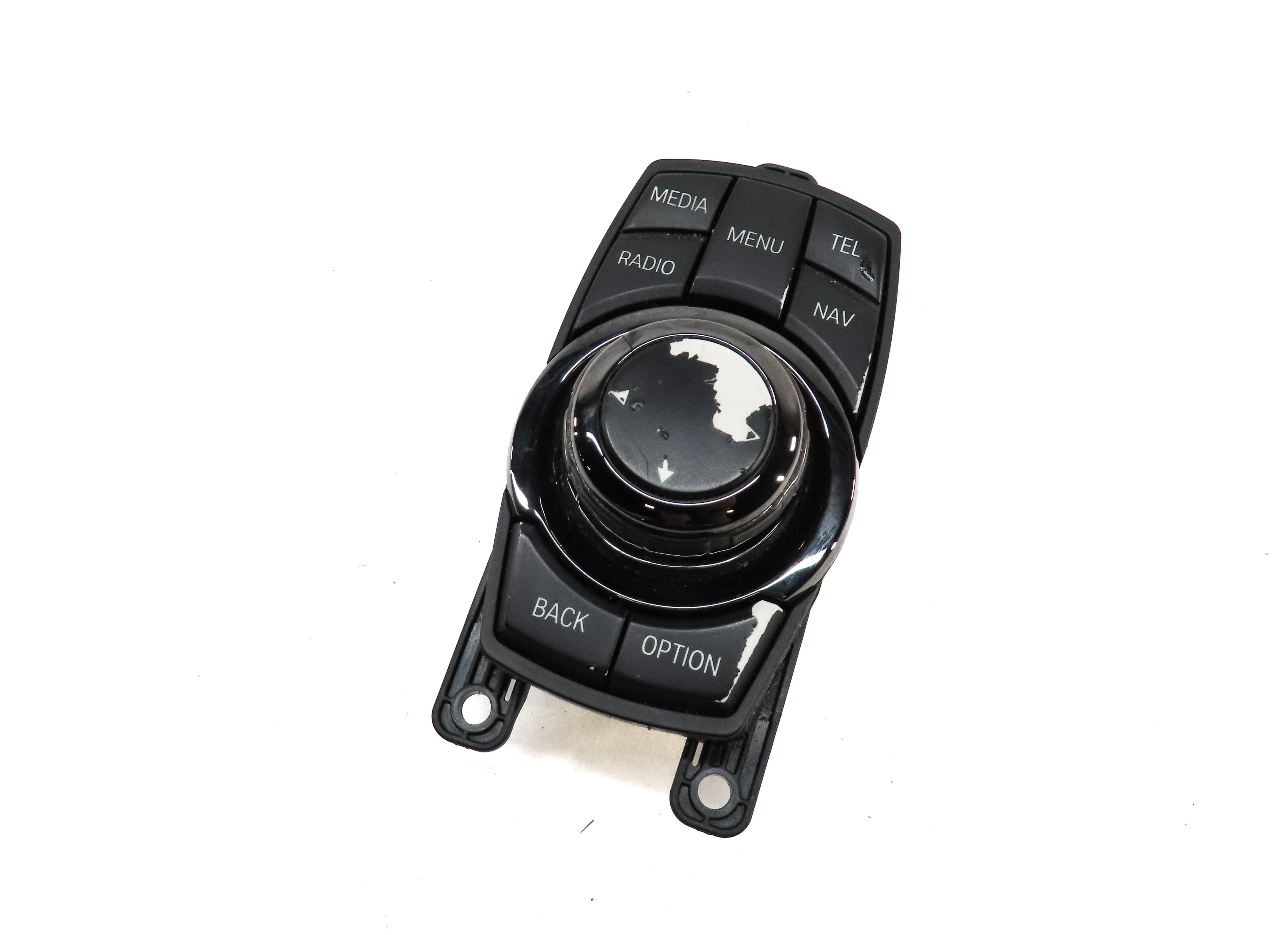 2013 BMW 750i (F01) RADIO NAVIGATION iDRIVE CONTROL KNOB BUTTONS (CERAMIC 4 PIN) — exact item pictured