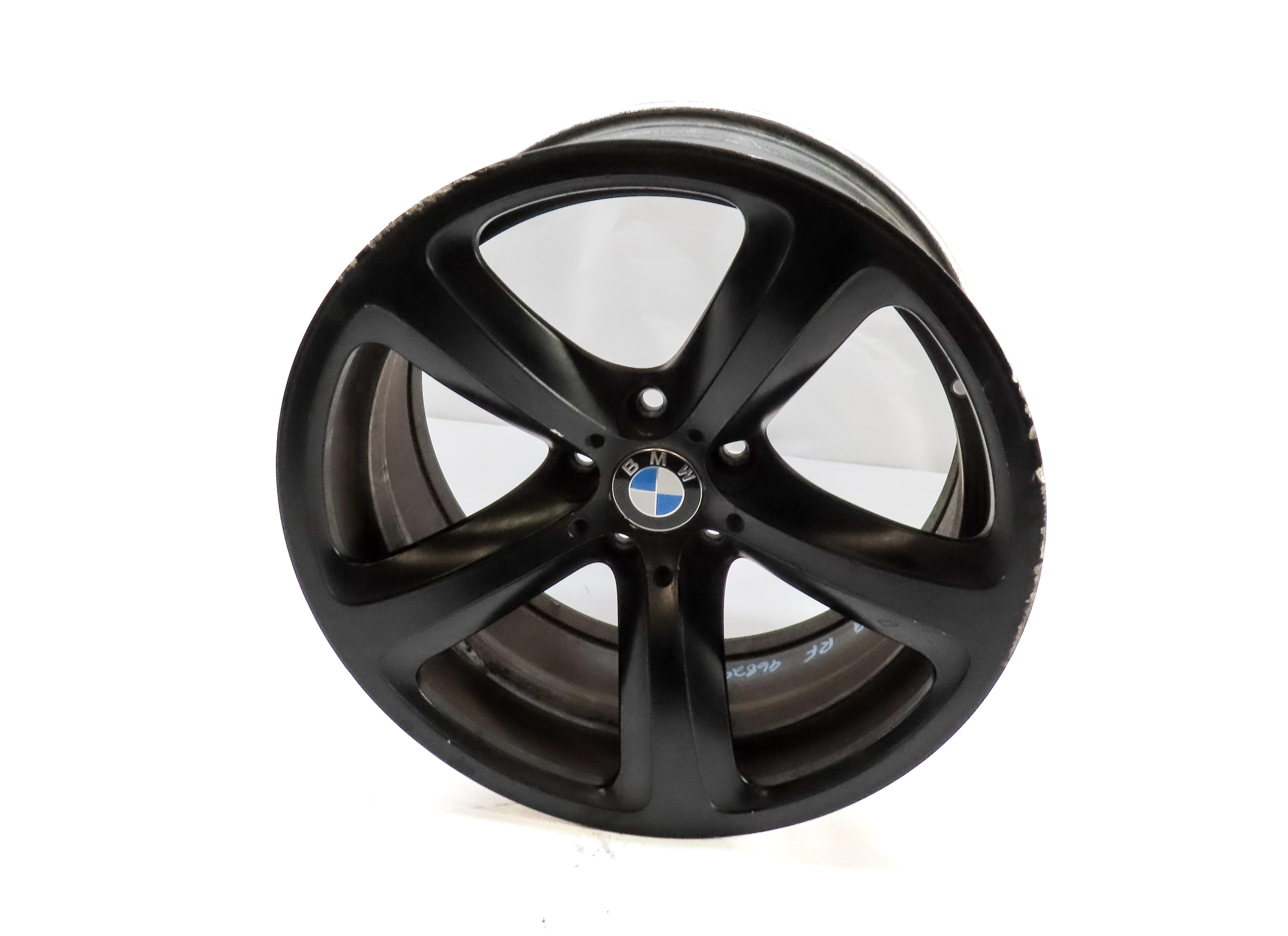 2006-2010 BMW 650i (E63 E64) 19x8.ALUMINUM 5 SPOKE WHEEL RIM (PAINTED BLACK) — exact item pictured