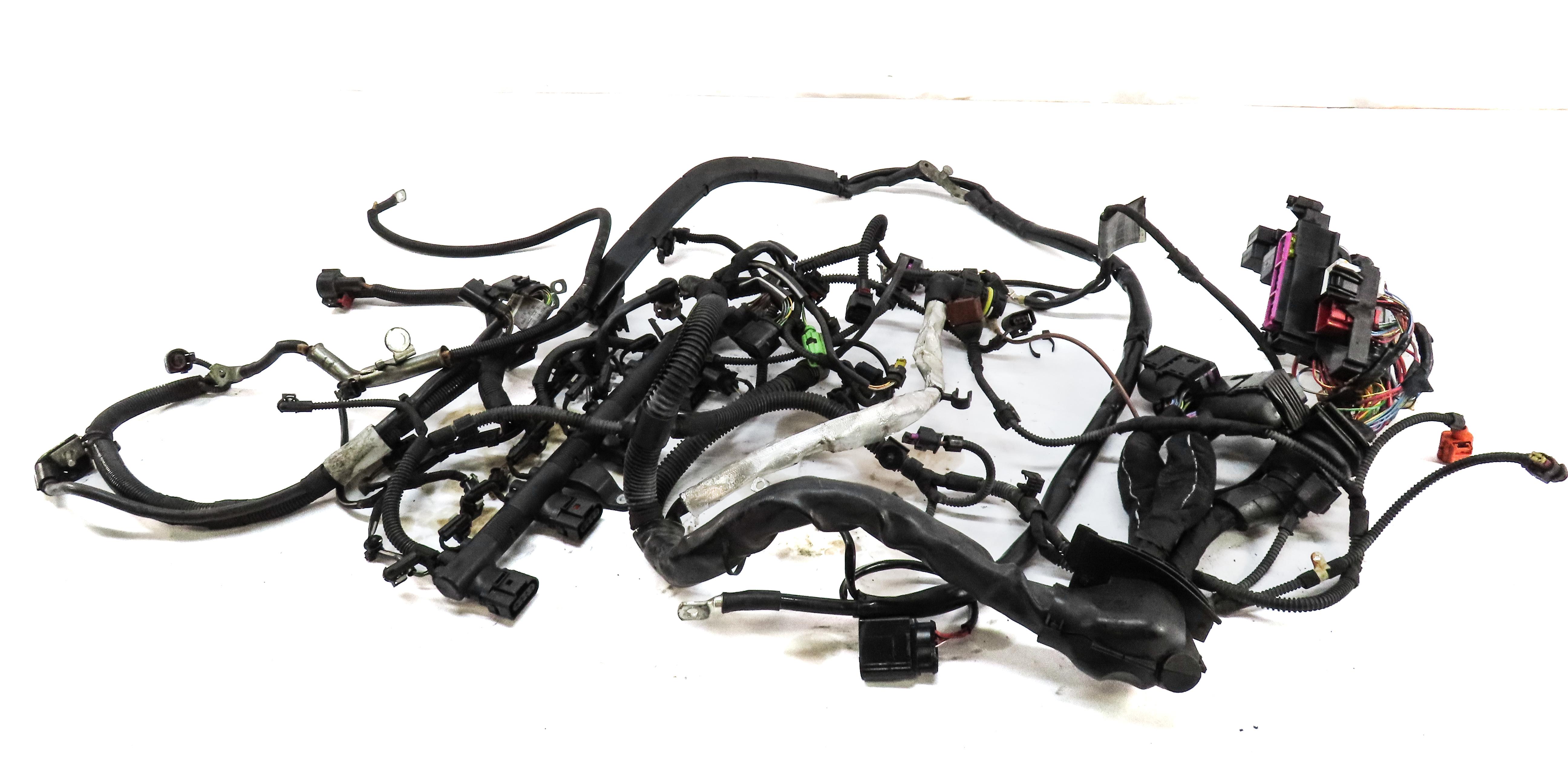 2014 AUDI A6 (C7) AUTO AWD 2.0L TURBO CAED ENGINE WIRE WIRING HARNESS — exact item pictured