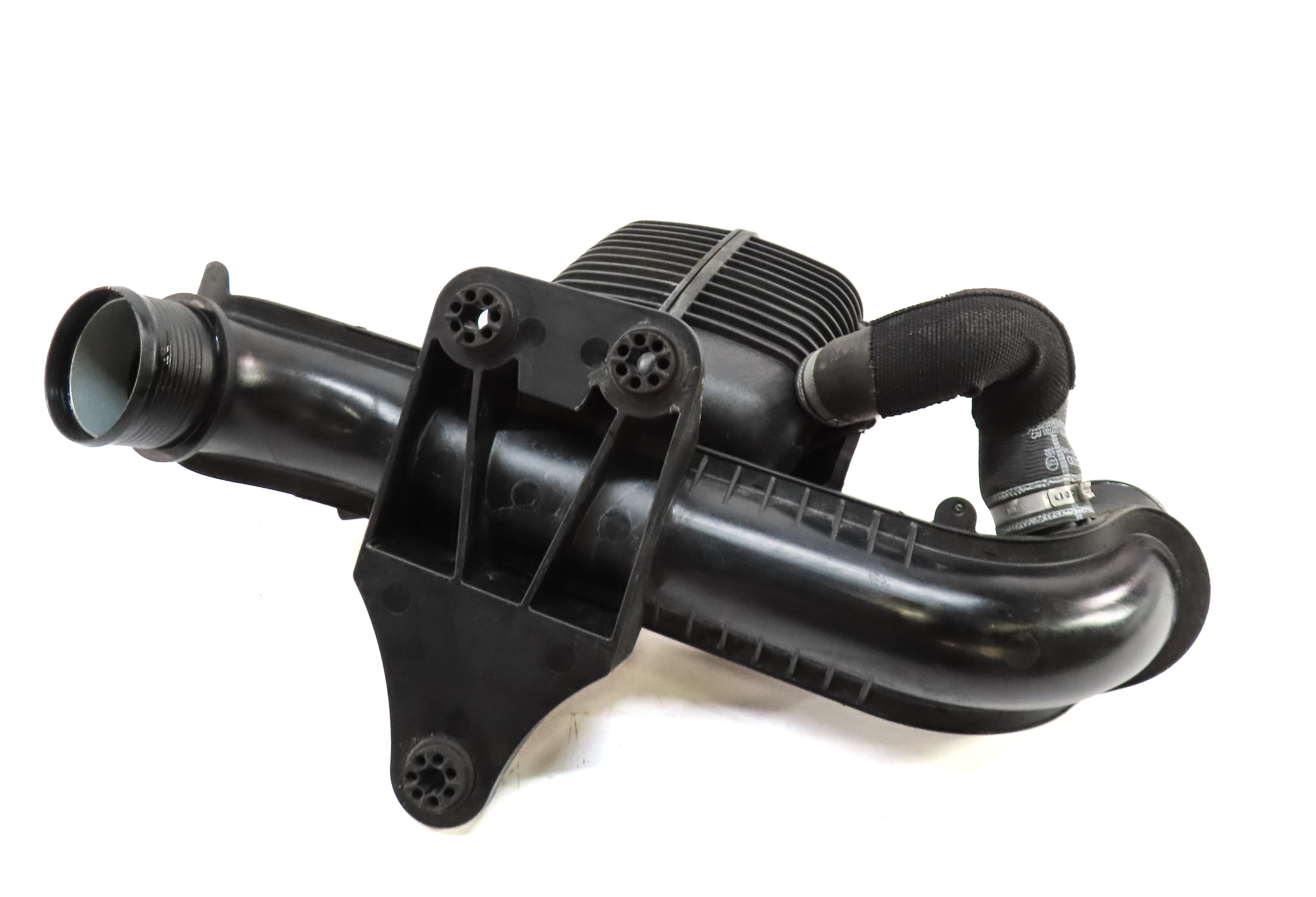 2014 AUDI A6 (C7) 2.0L TURBO CAED ENGINE INTERCOOLER PRESSURE PIPE w/ DAMPER BOX — exact item pictured