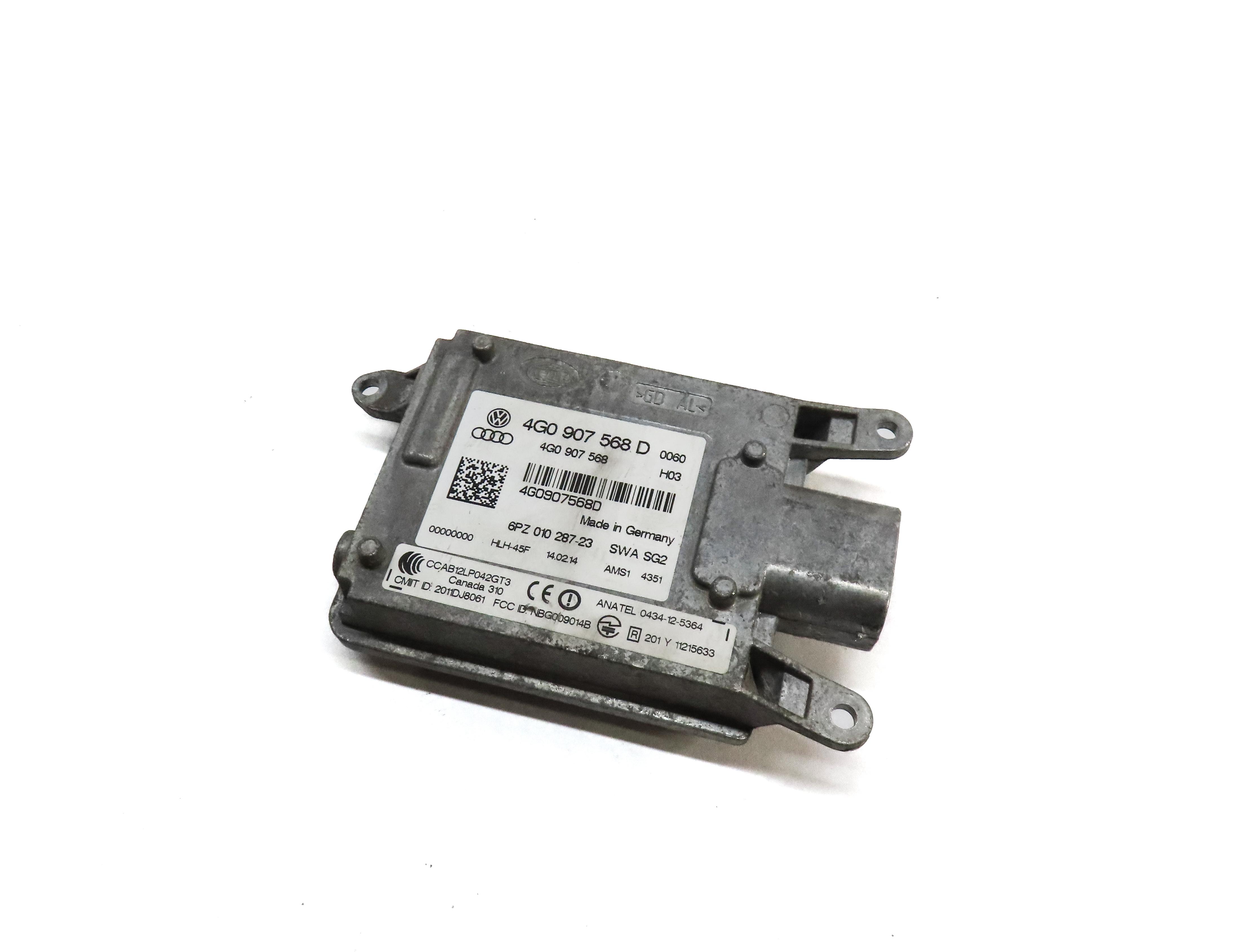 2012-2015 AUDI A6 S6 (C7) LEFT DRIVER REAR BLIND SPOT ALERT MODULE (SLAVE) — exact item pictured