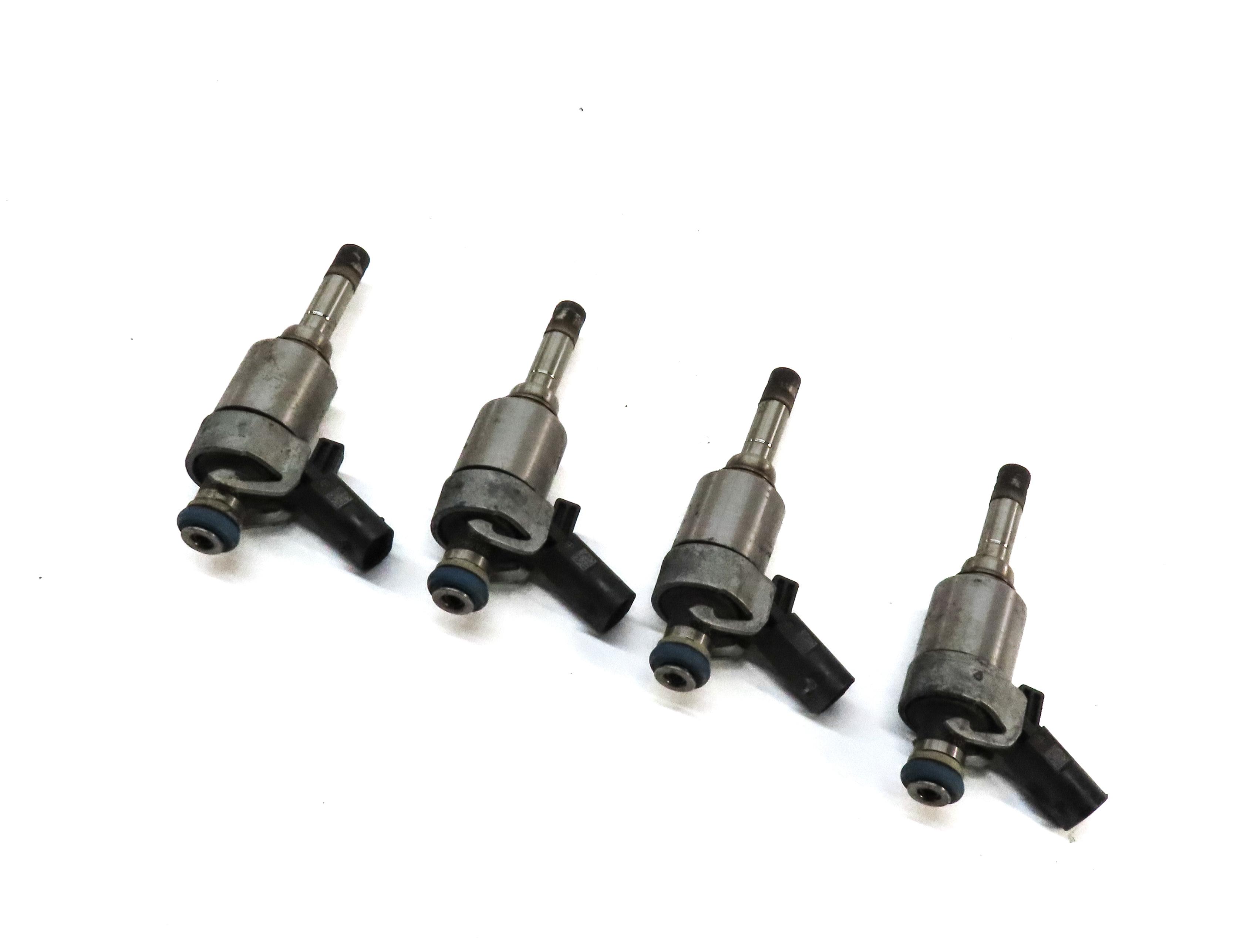 08-17 AUDI A3 A4 A5 A6 Q5 TT (8P B8 8K 8T 8R MK2 C7) 2.0L FSI FUEL INJECTOR SET4 — exact item pictured
