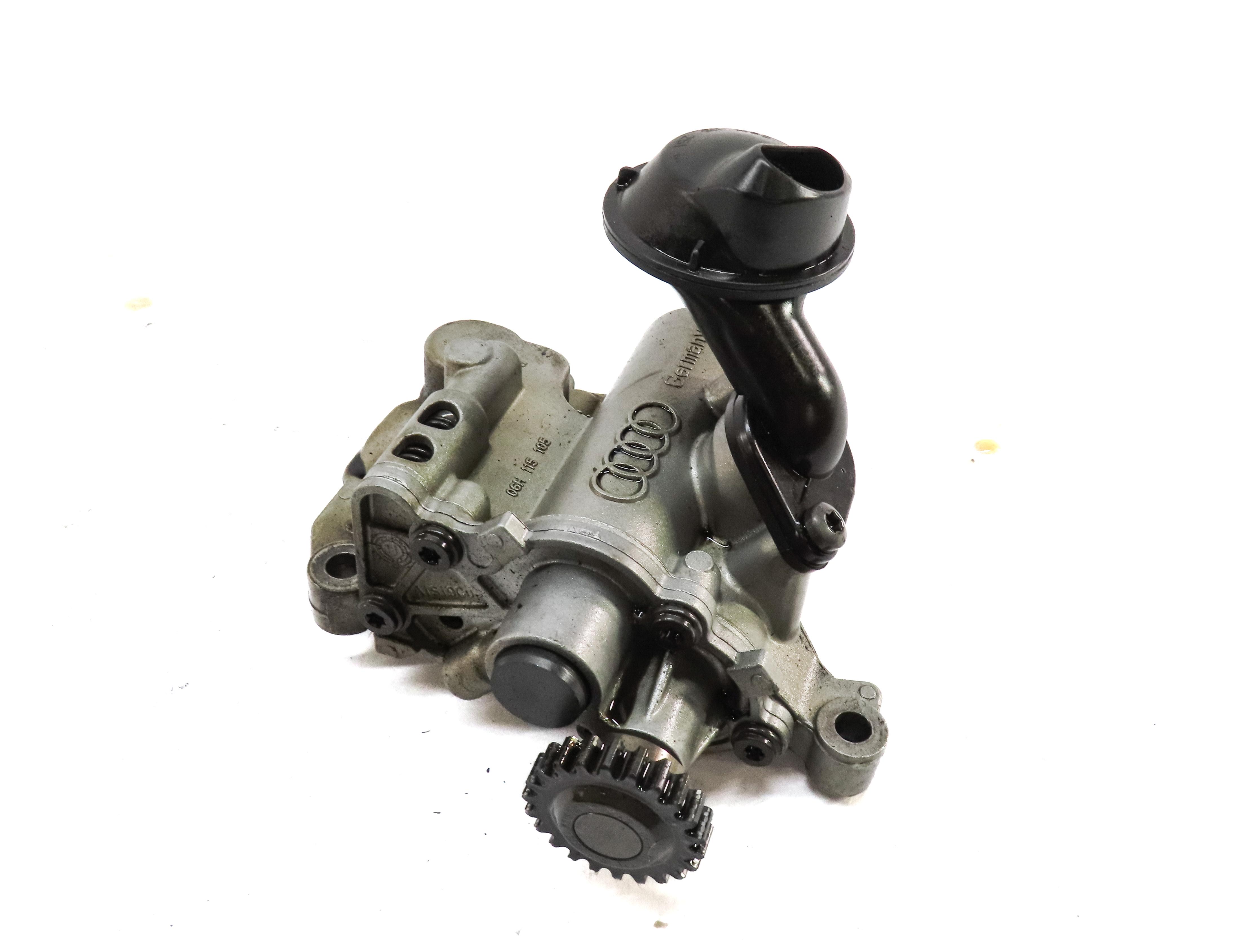 2014 AUDI A6 (C7) 2.0L TURBO CAED ENGINE OIL PUMP w/ PICKUP TUBE 06H115105 — exact item pictured