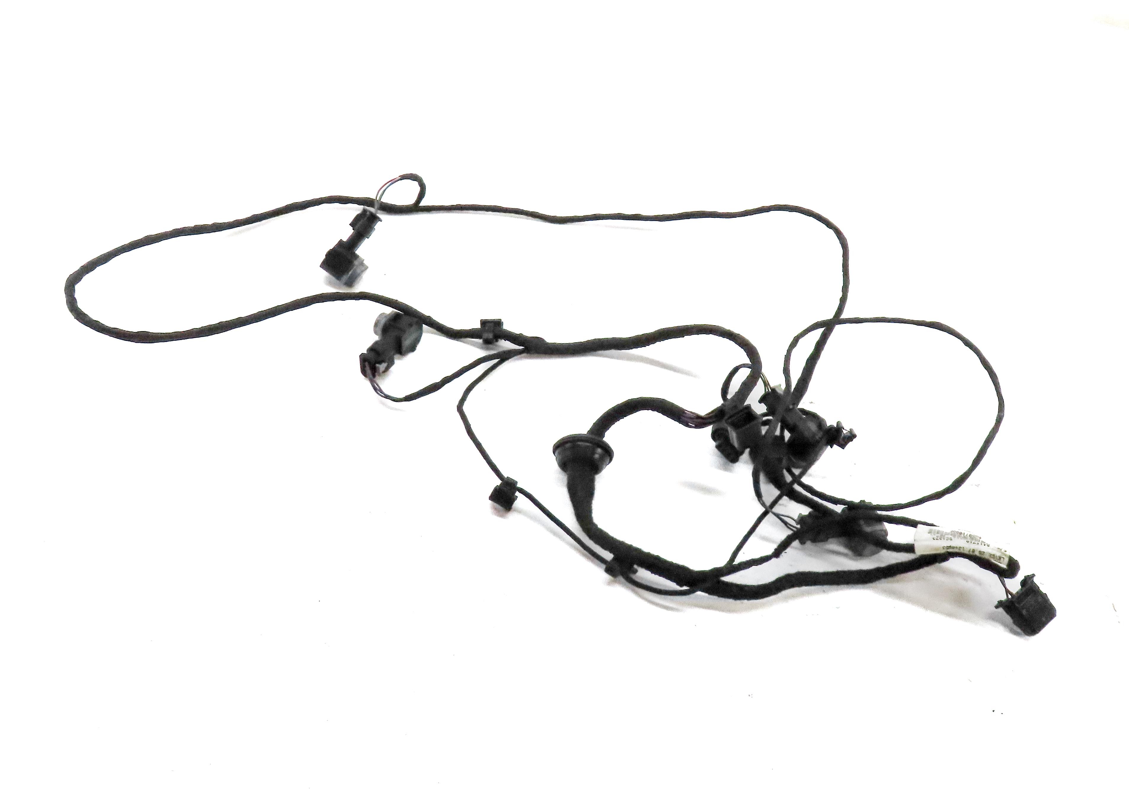 2014 AUDI A6 (C7) REAR PARK ASSIST PDC SENSOR SET4 (GRAY) w/ WIRE WIRING HARNESS — exact item pictured