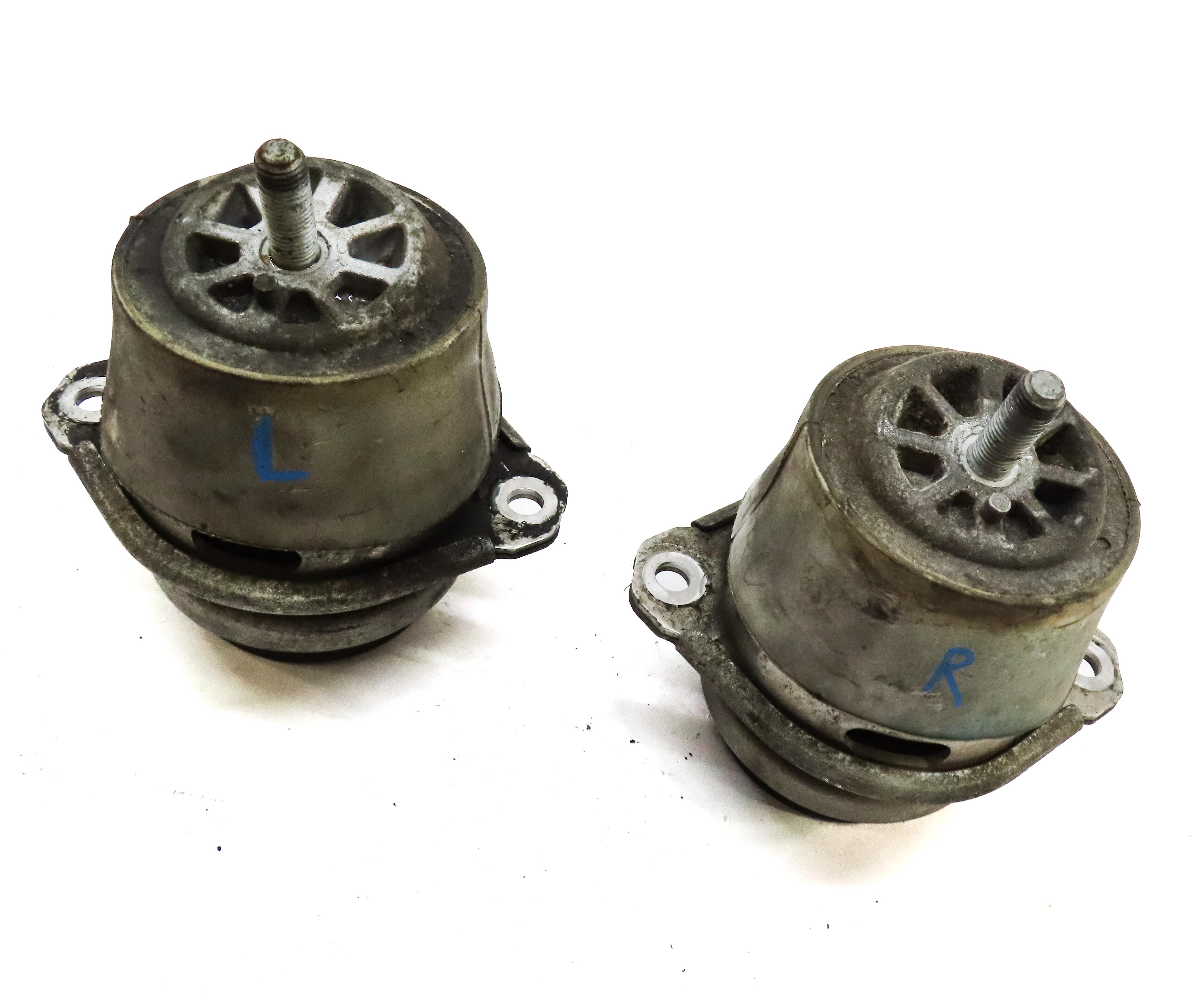 2011 PORSCHE CAYENNE (958) 3.6L VR6 ENGINE LEFT & RIGHT MOTOR MOUNT SET-2 — exact item pictured