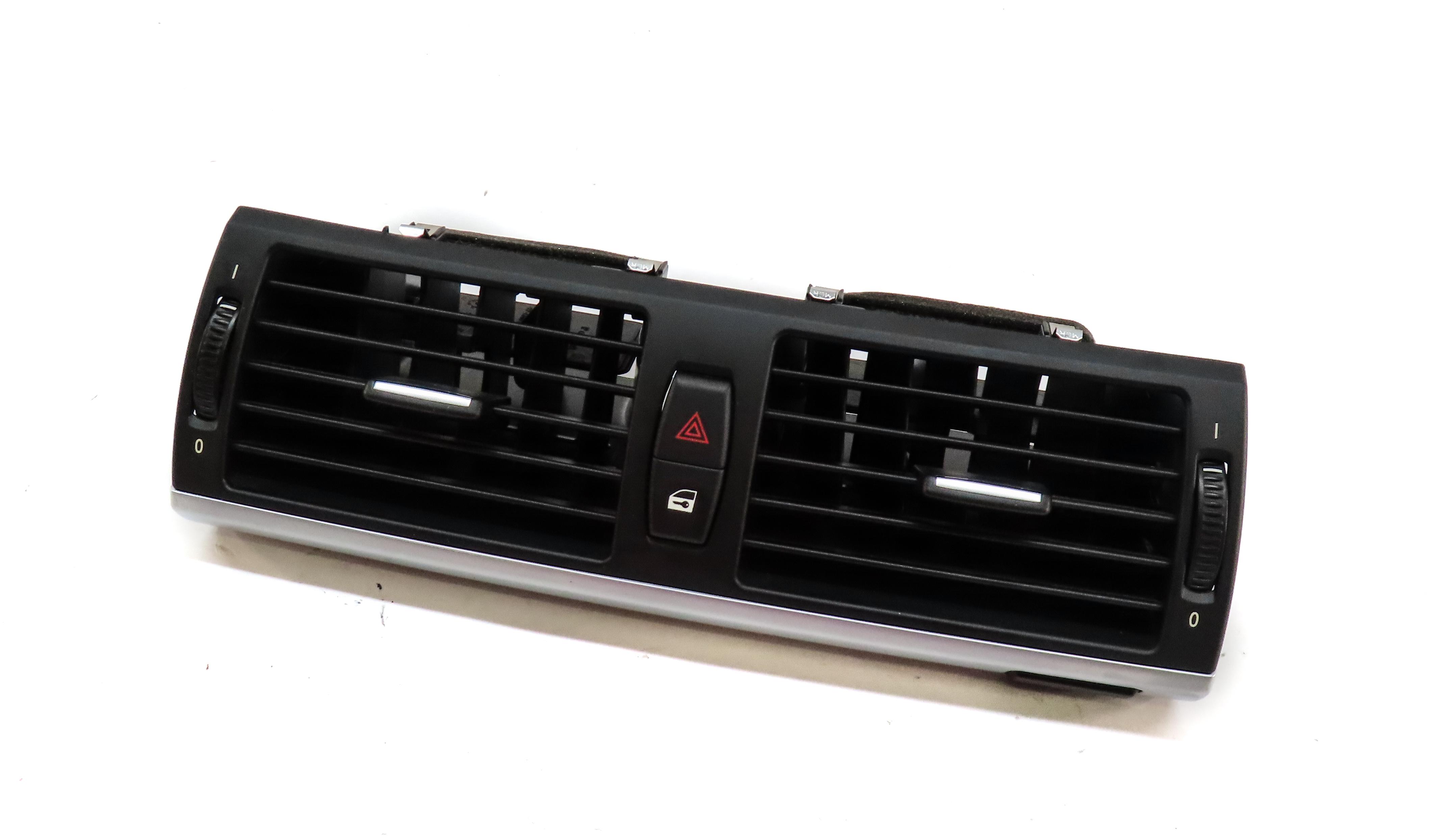 2012 BMW X5 (E70) FRONT CENTER DASH A/C HEATER AIR VENT w/ LOCK UNLOCK SWITCH — exact item pictured