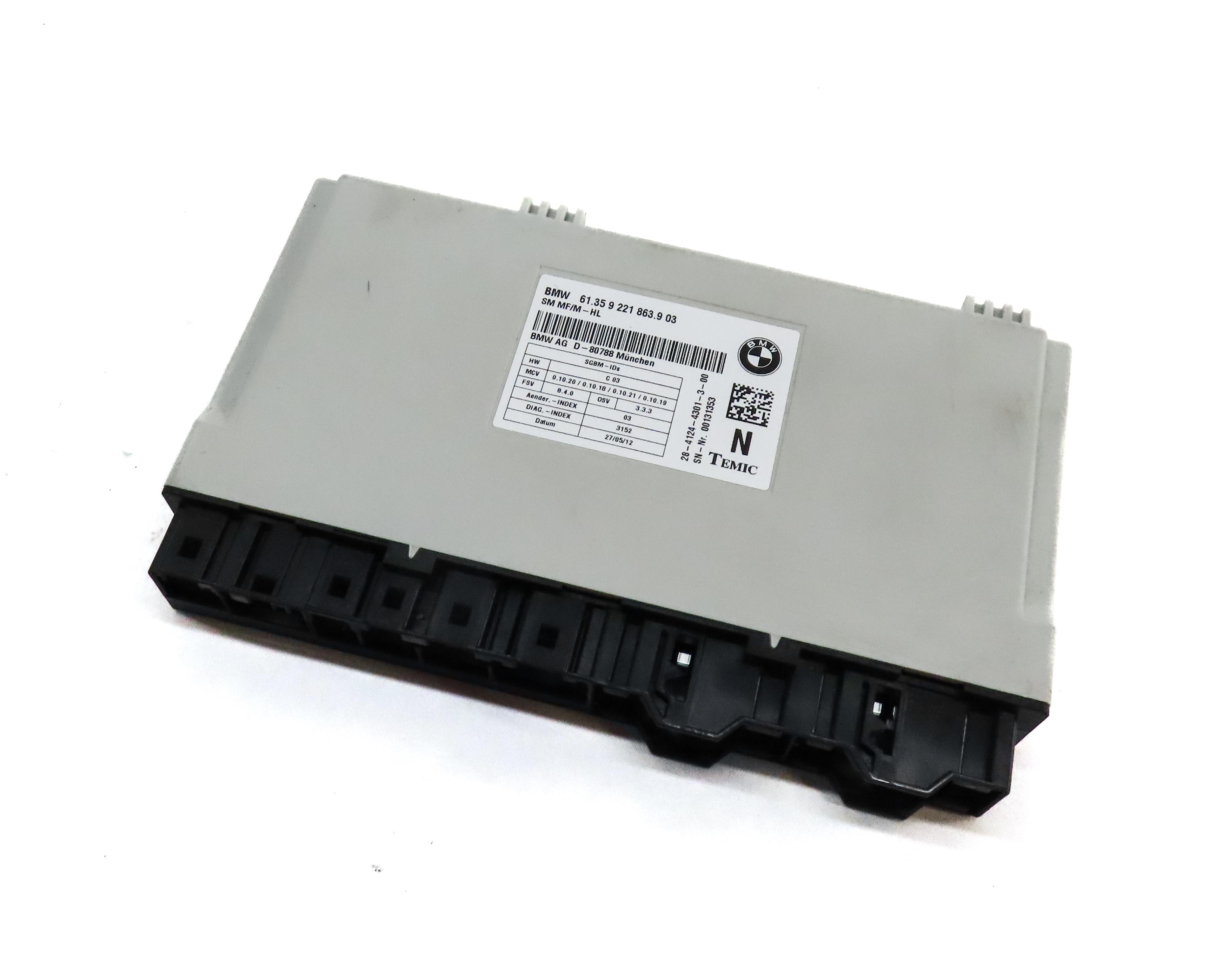 2011-2014 BMW X5 X5M X6 X6M (E70 E71) FRONT COMFORT SEAT CONTROL MODULE — exact item pictured