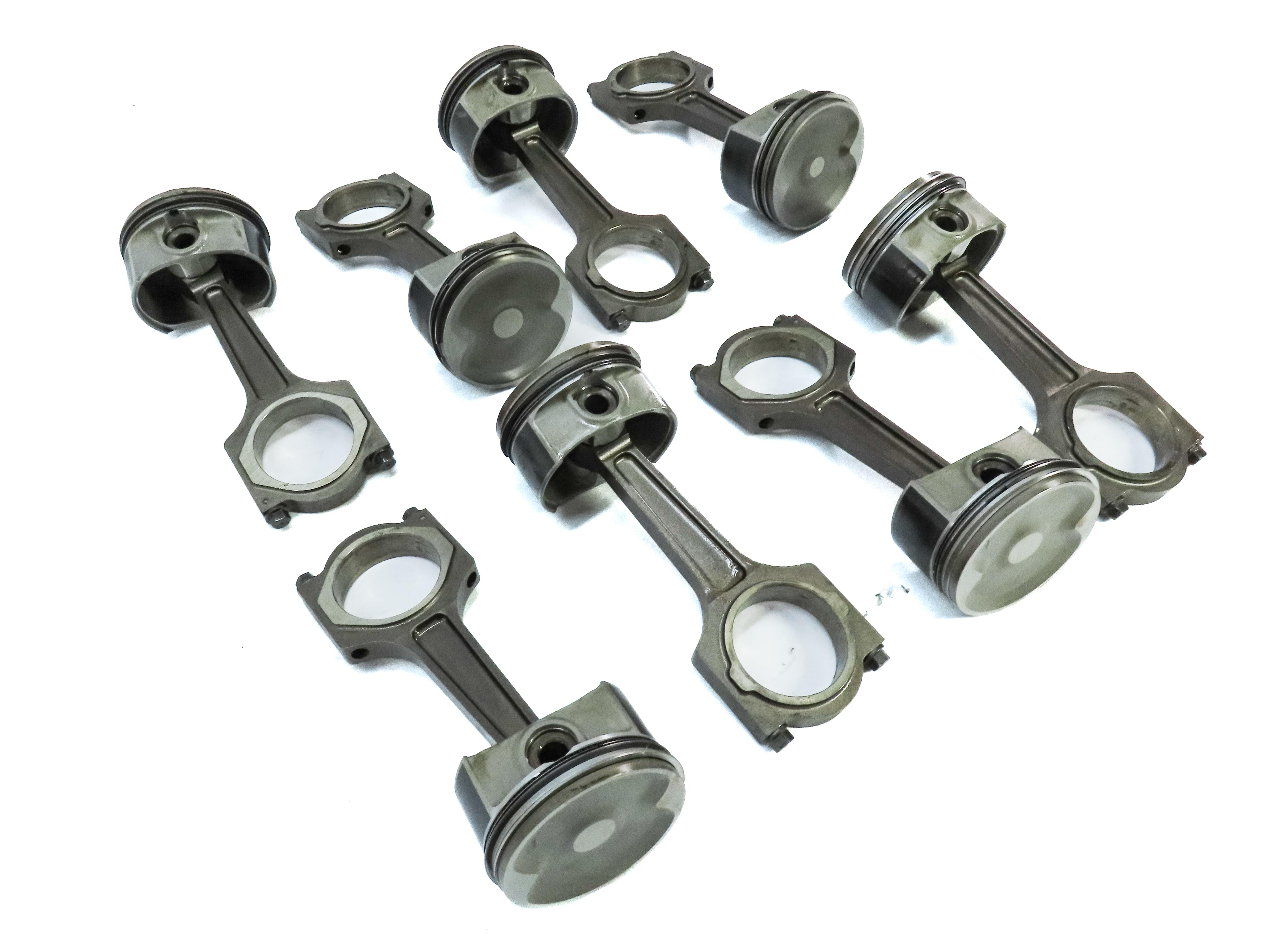 2006-2009 RANGE ROVER SPORT (L320 L322) 4.2L V8 SUPERCHARGED ENGINE PISTON SET-8 — exact item pictured