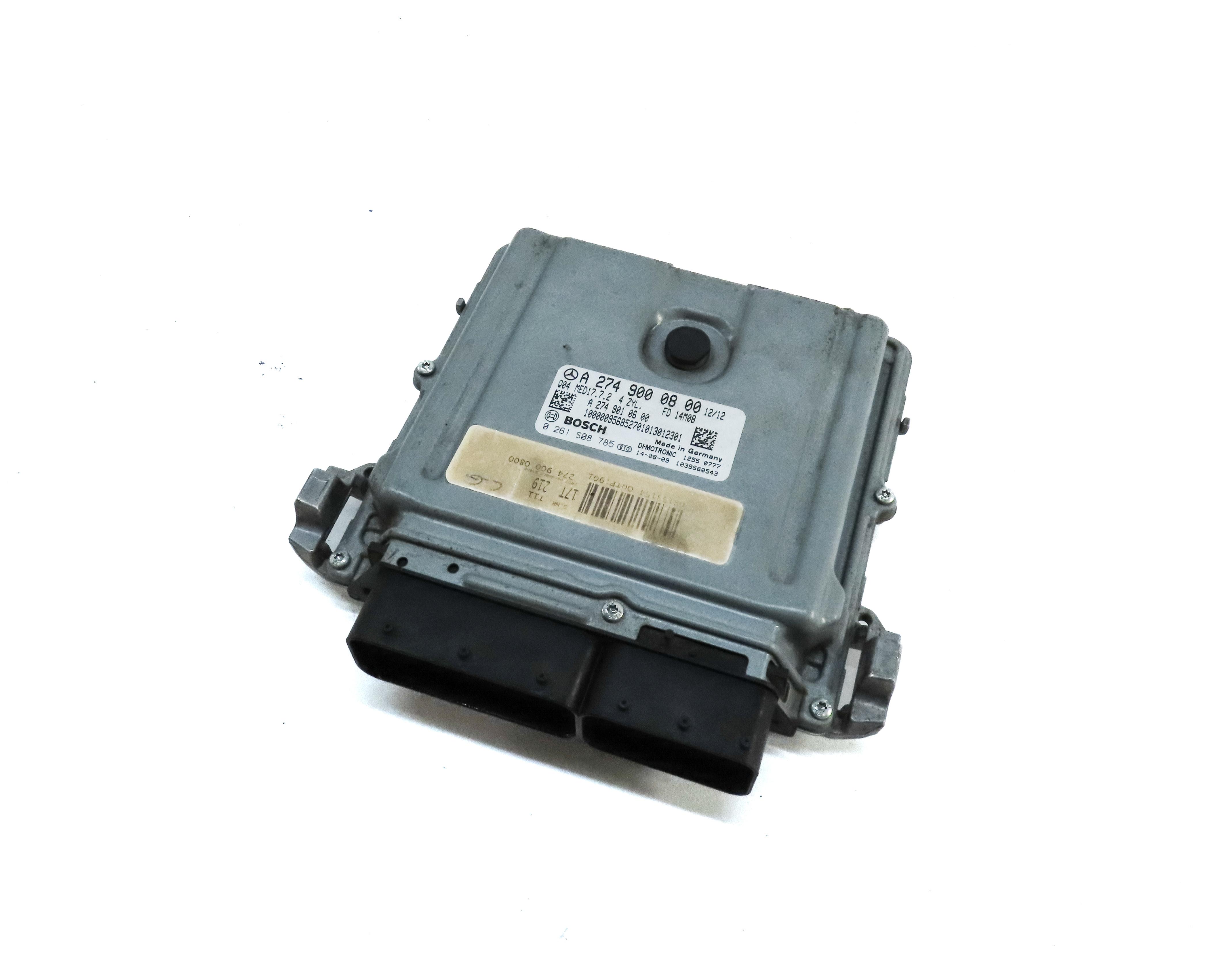 15-16 MERCEDES C300 C350E (W205) 2.0LM274 TURBO ENGINE CONTROL MODULE COMPUTER — exact item pictured