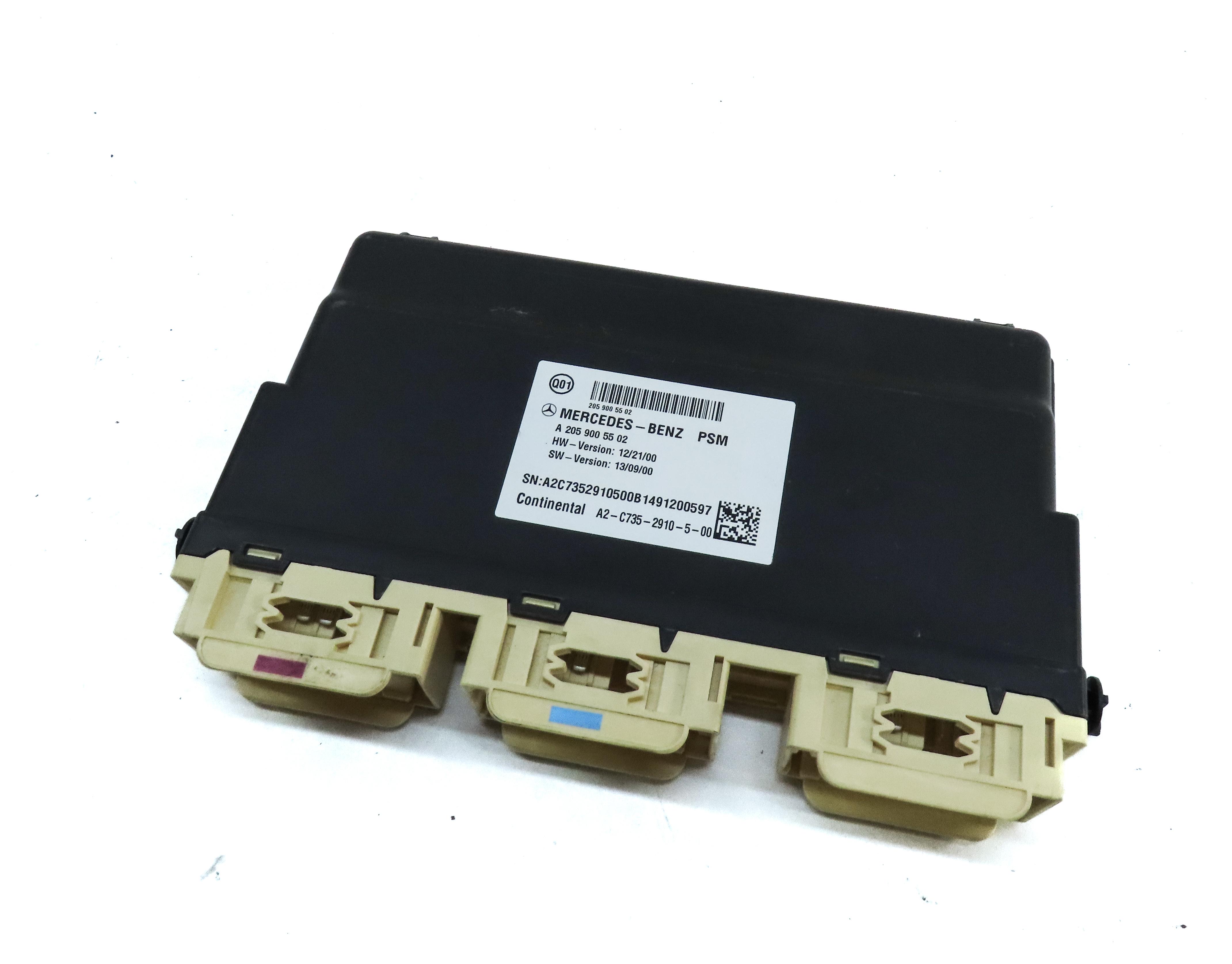 2015 MERCEDES C300 (W205) FRONT RIGHT PASSENGER SEAT CONTROL MODULE — exact item pictured